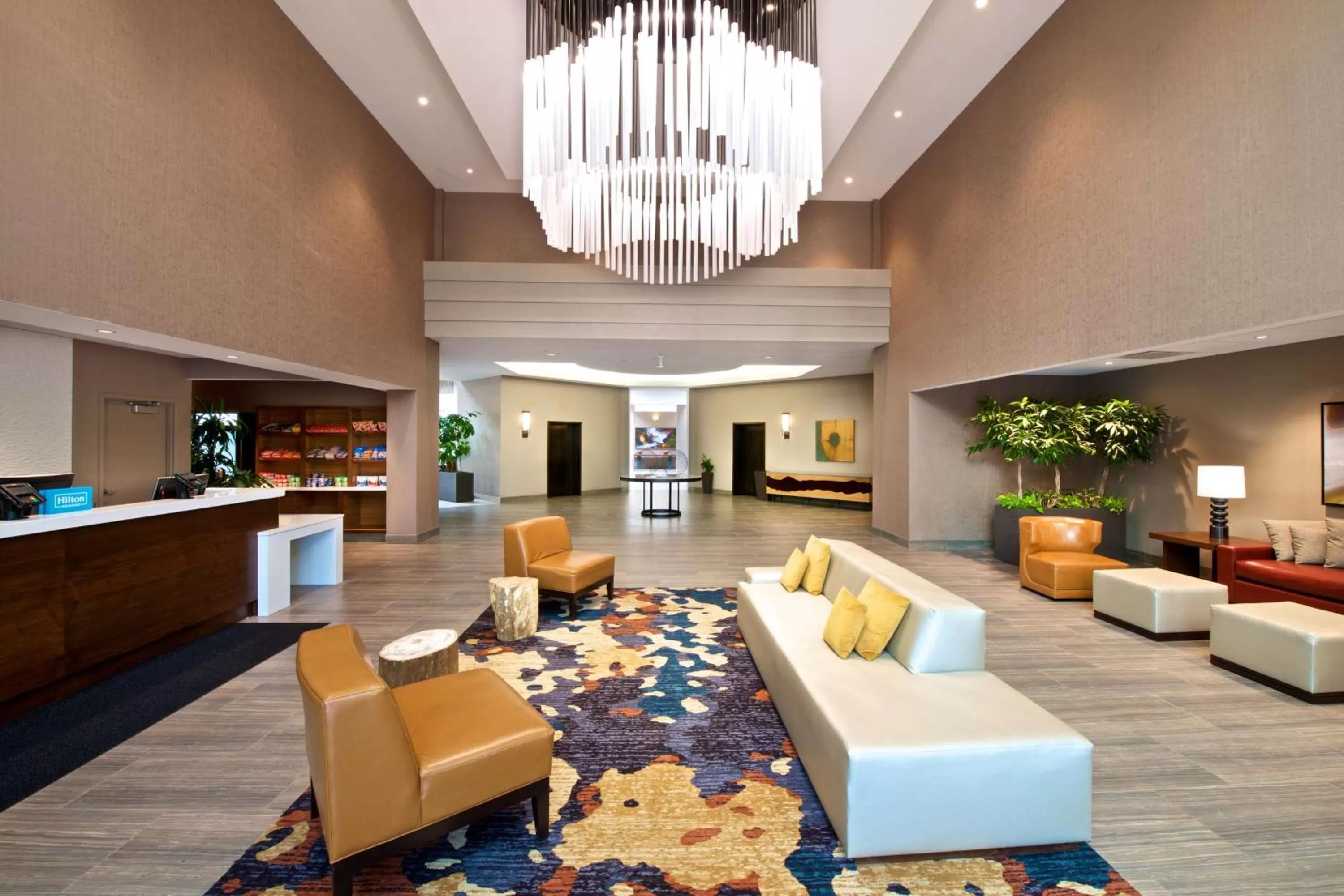 Lobby or reception in Embassy Suites by Hilton Seattle North Lynnwood