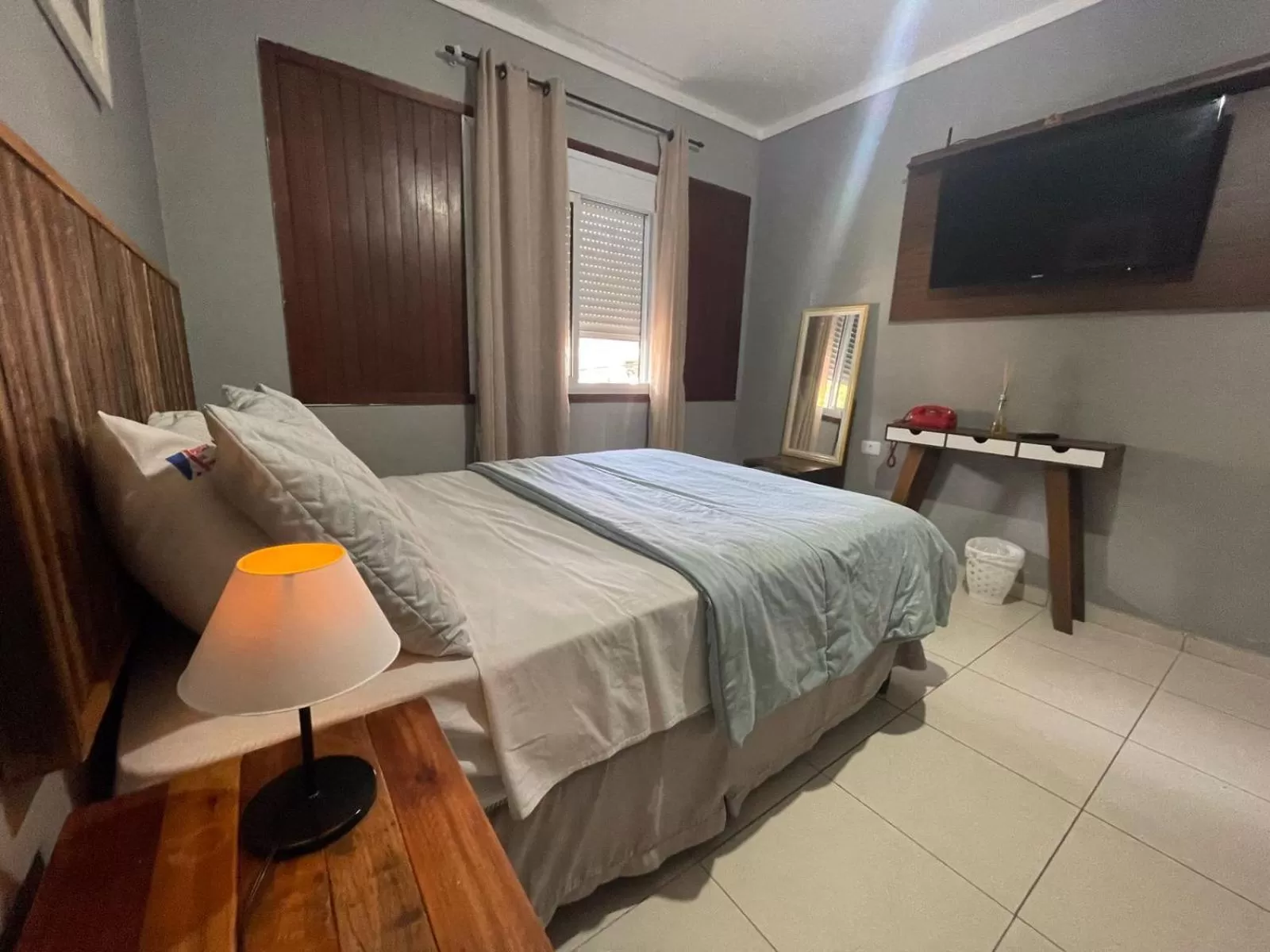 Bed in Pousada dos Franceses