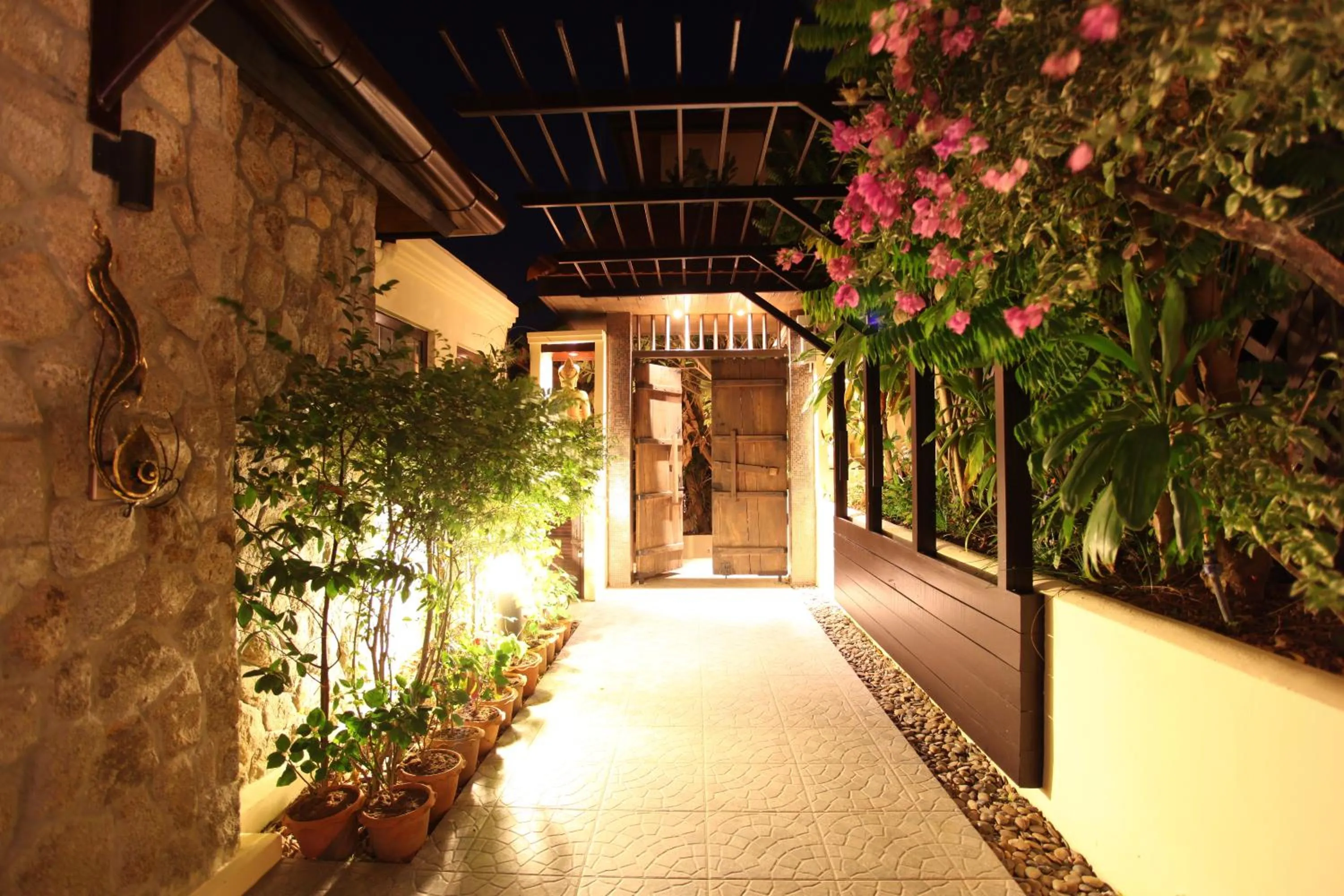 Facade/entrance in IndoChine Resort and Villas