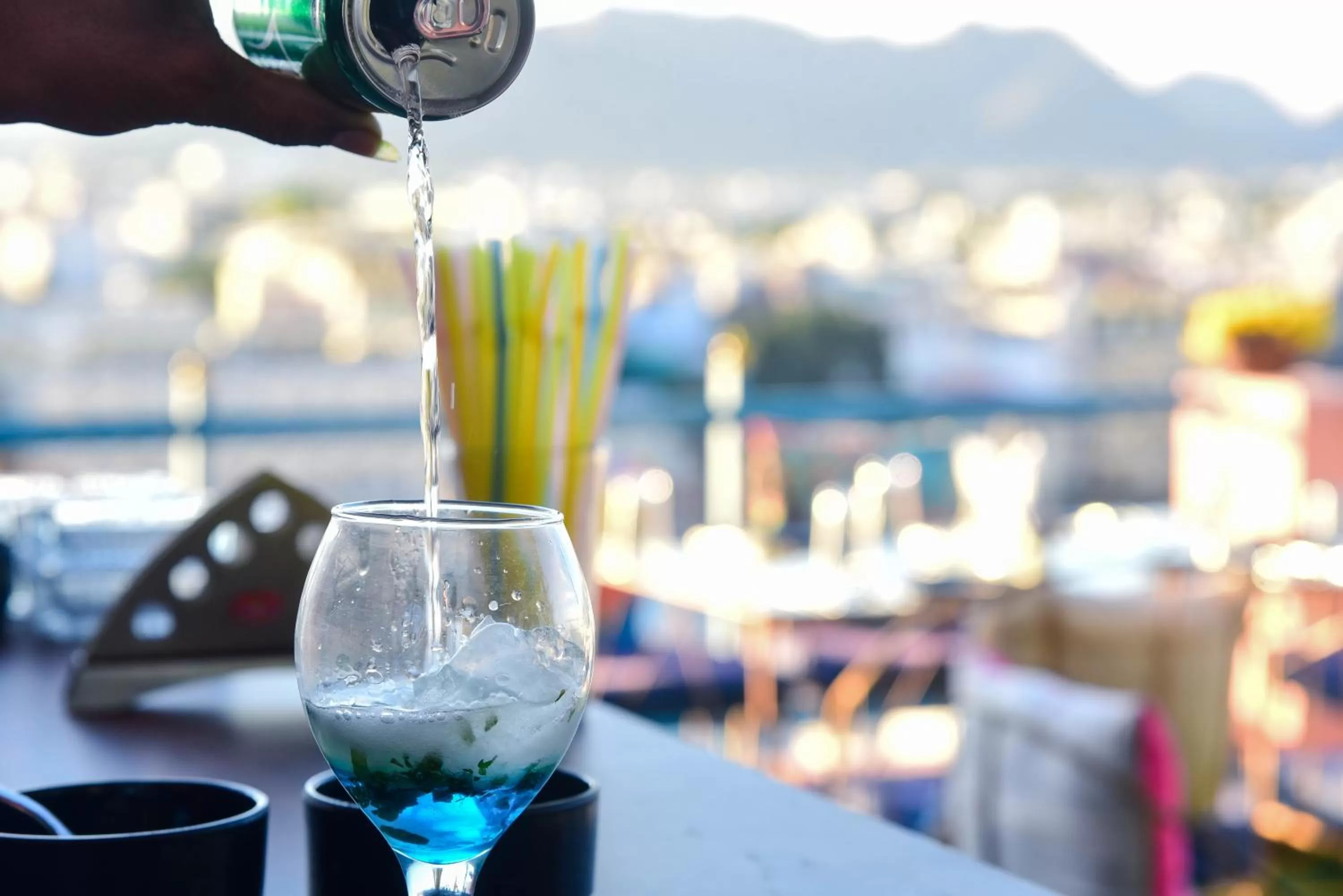 Drinks in Hotel Casa by the lake