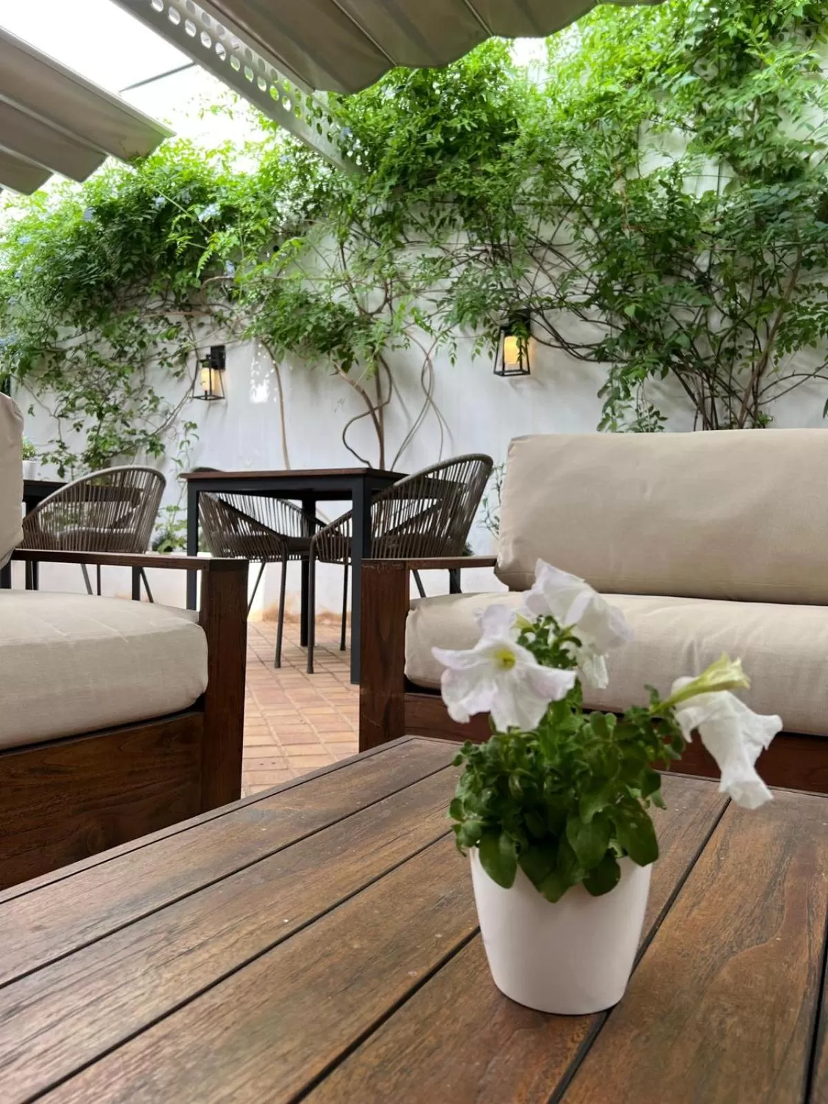 Patio in Hotel San Miguel Menorca