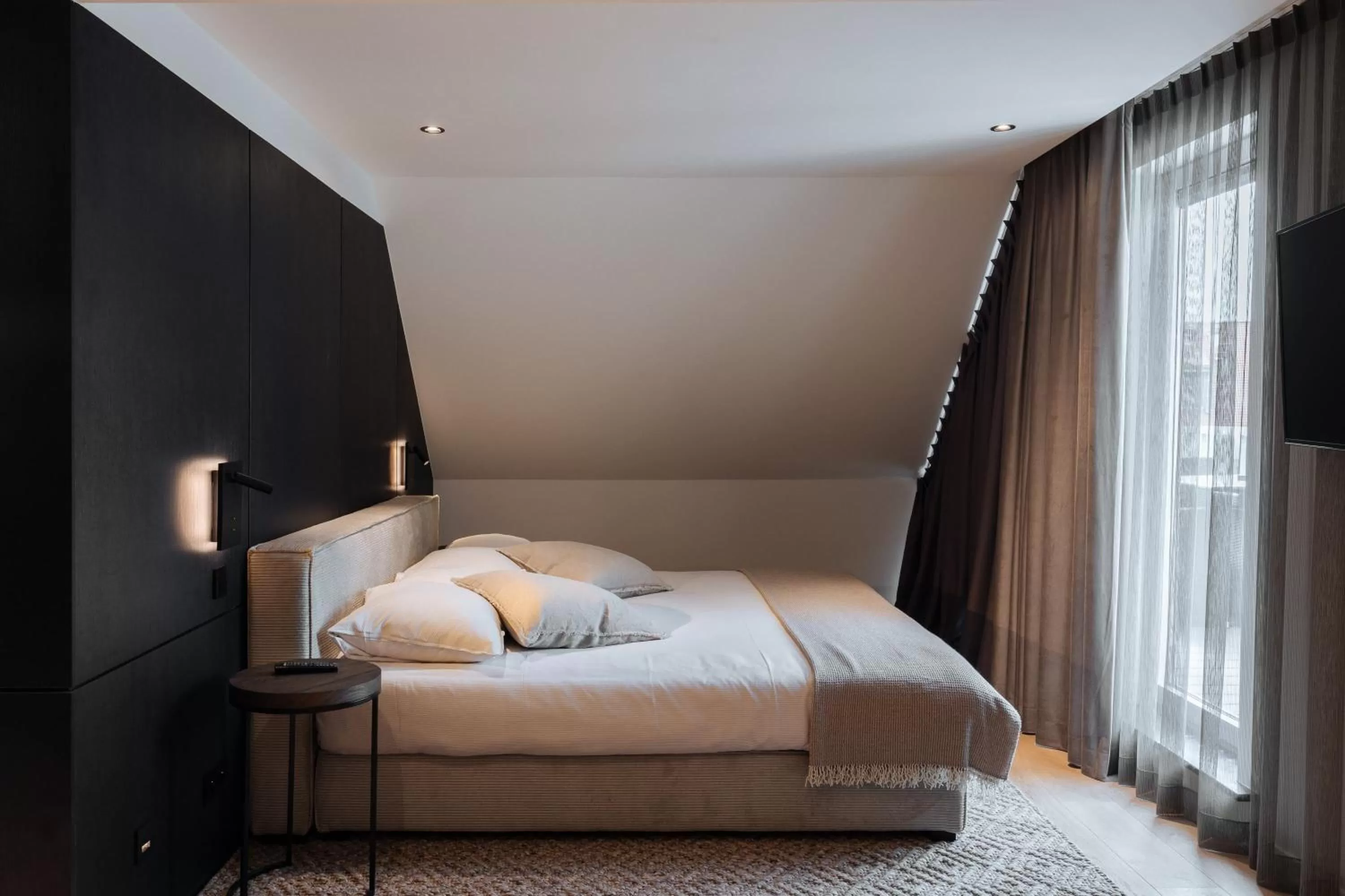 Bed in Cosmopolite Hotel Nieuwpoort-Bad