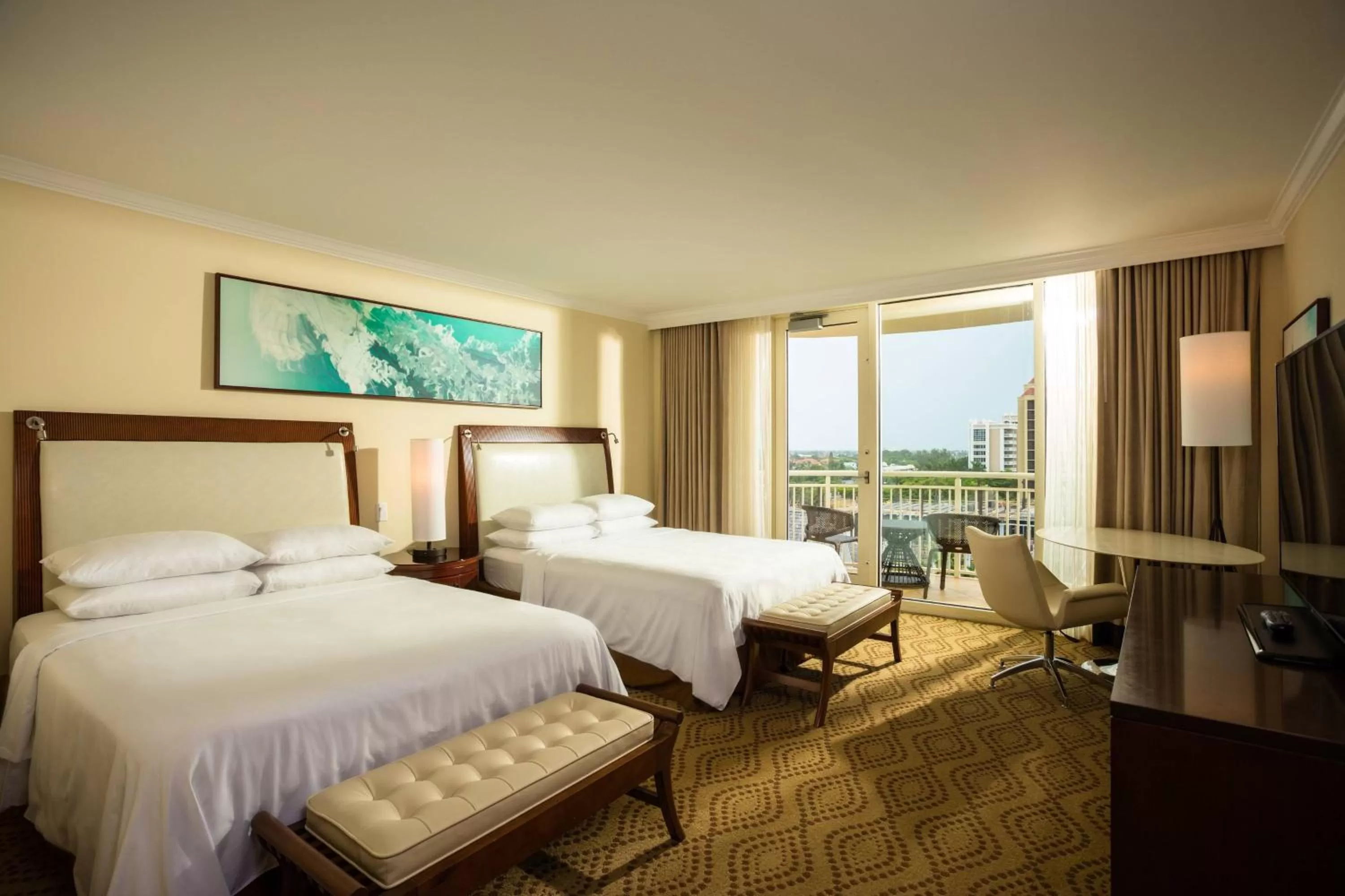 Photo of the whole room, Bed in JW Marriott Marco Island Beach Resort