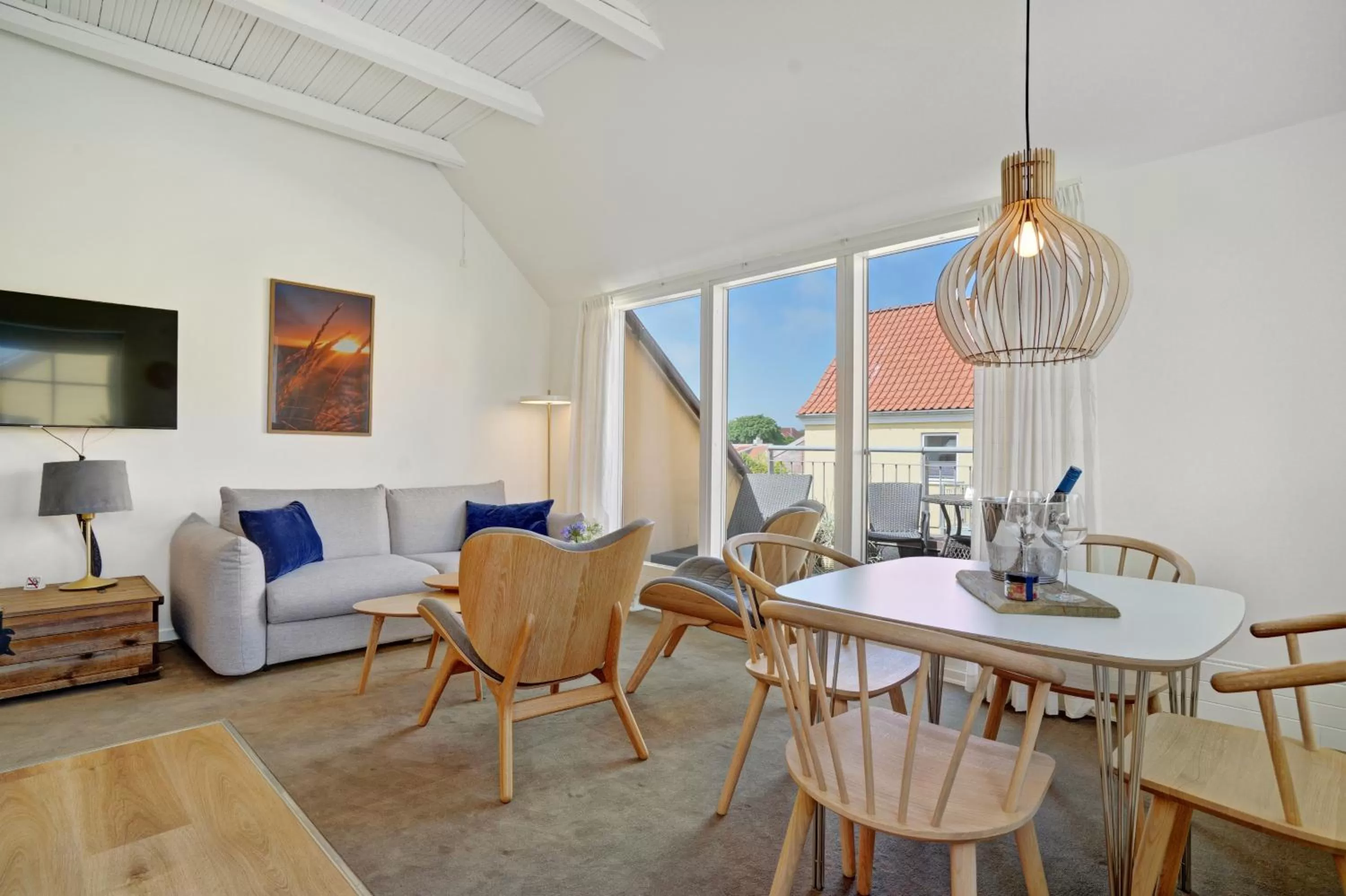 Patio in Skagen Harbour Hotel