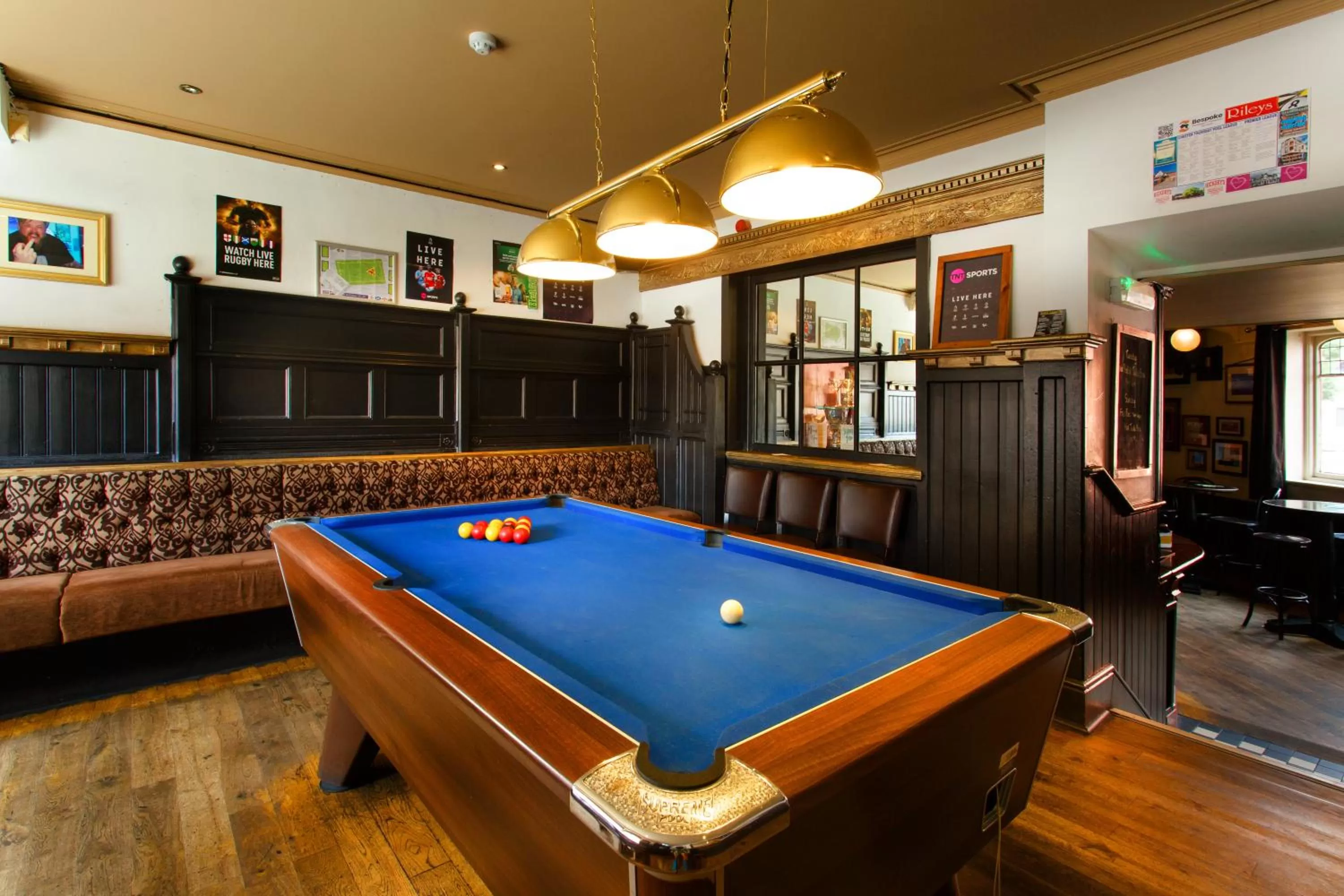 Game Room in The Saddle Inn