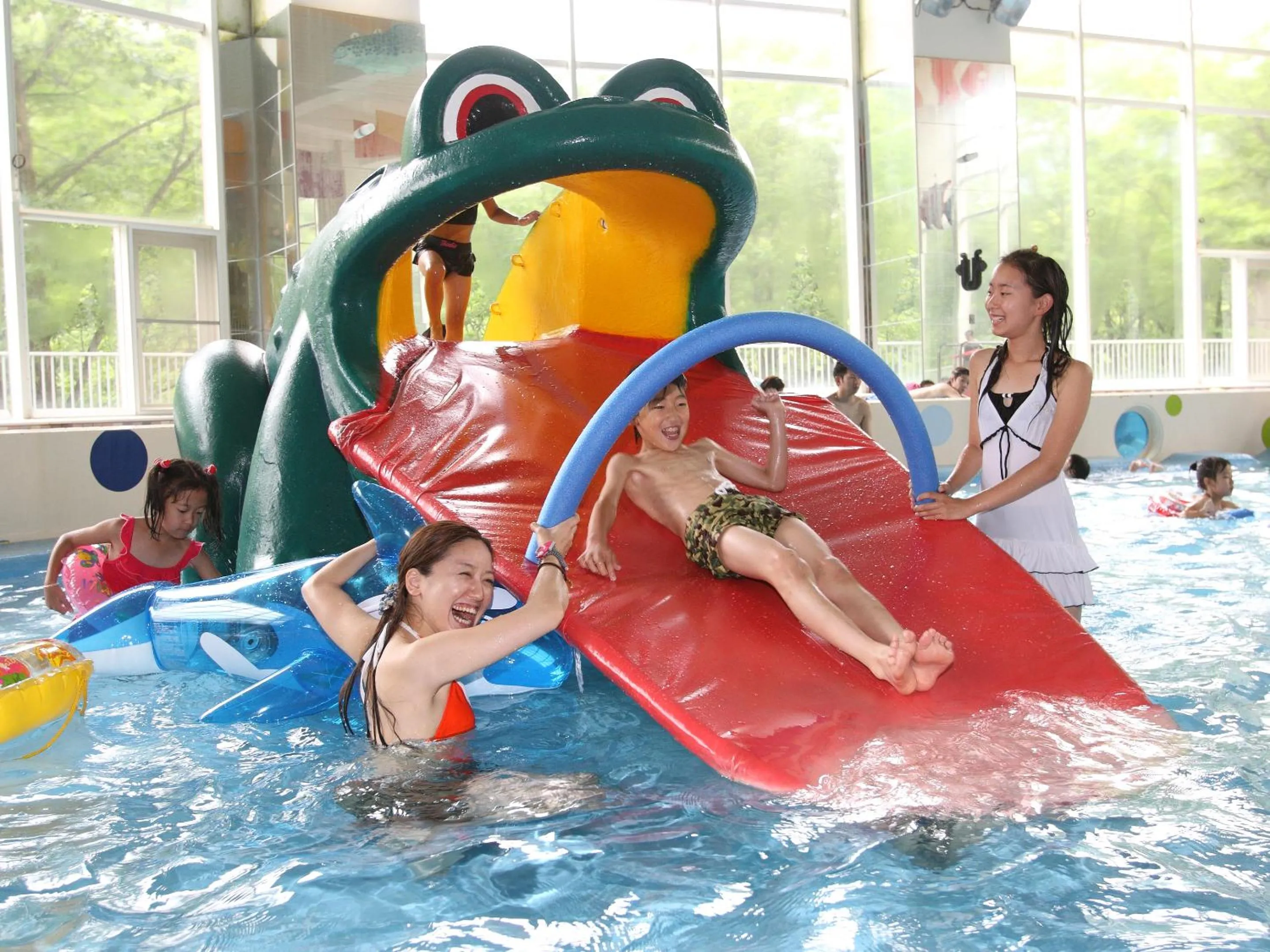 Aqua park in Jozankei View Hotel