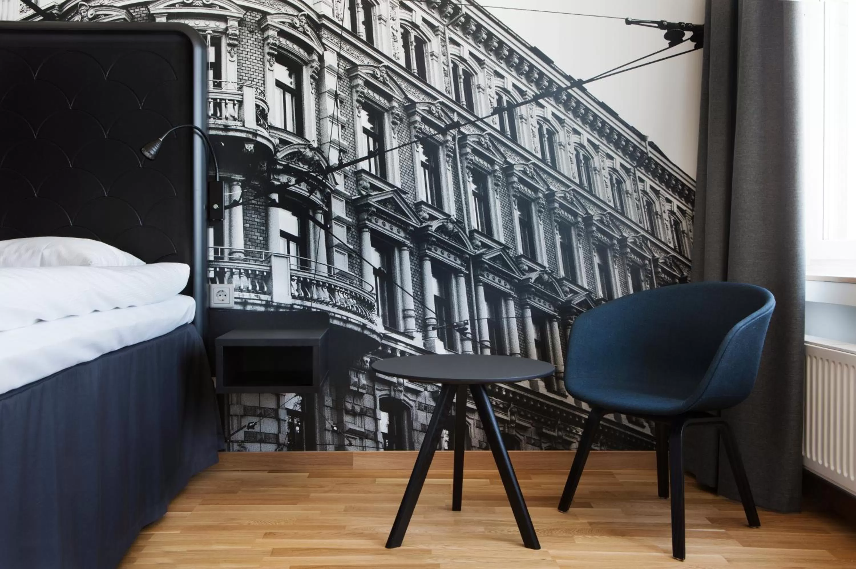 Decorative detail, Bed in Comfort Hotel Göteborg