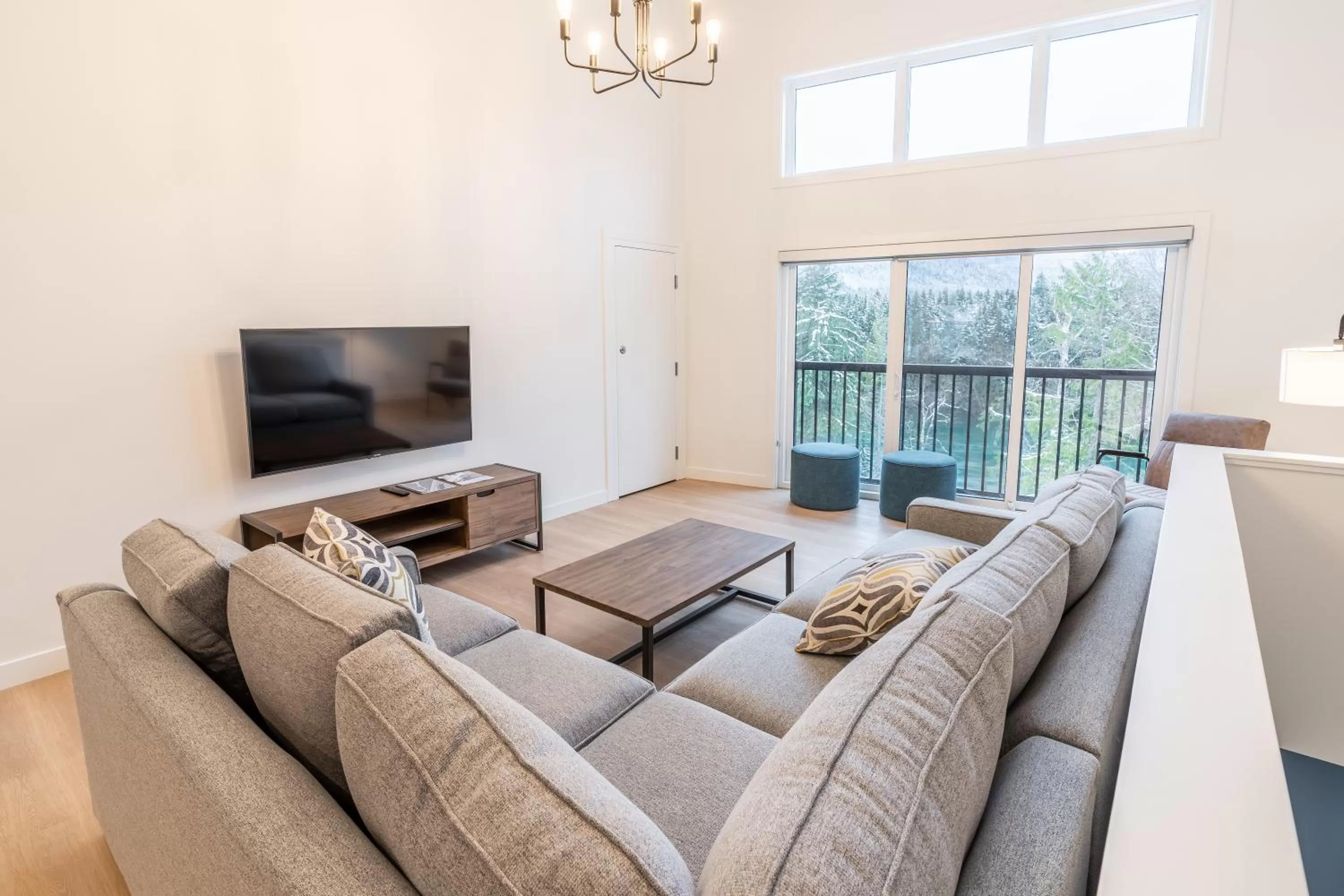 Seating area in Basecamp Resorts Revelstoke