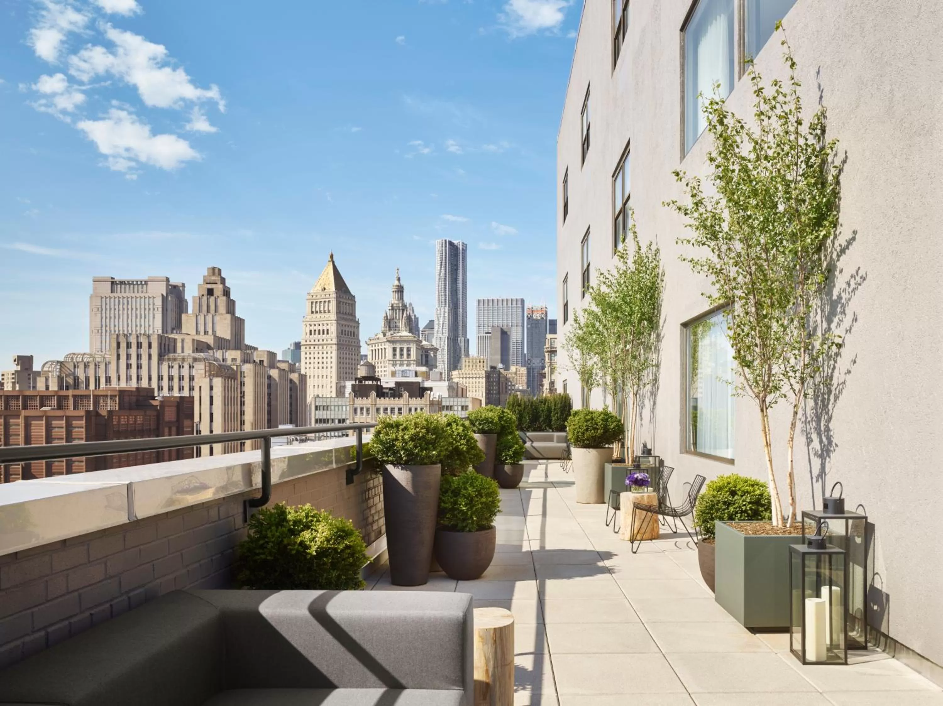 Balcony/Terrace in 11 Howard, New York, a Member of Design Hotels