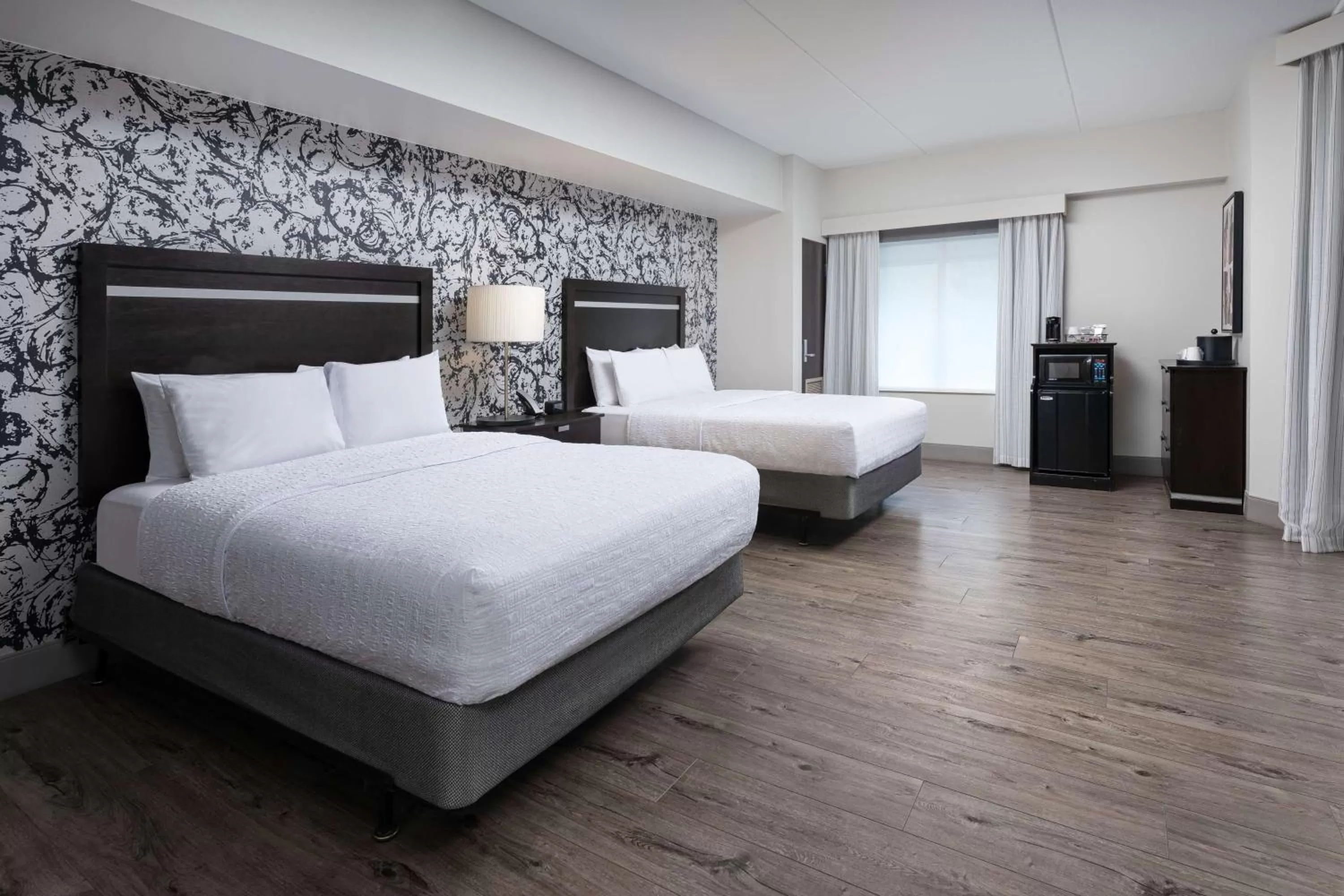 Bed in Hampton Inn & Suites Chattanooga Downtown