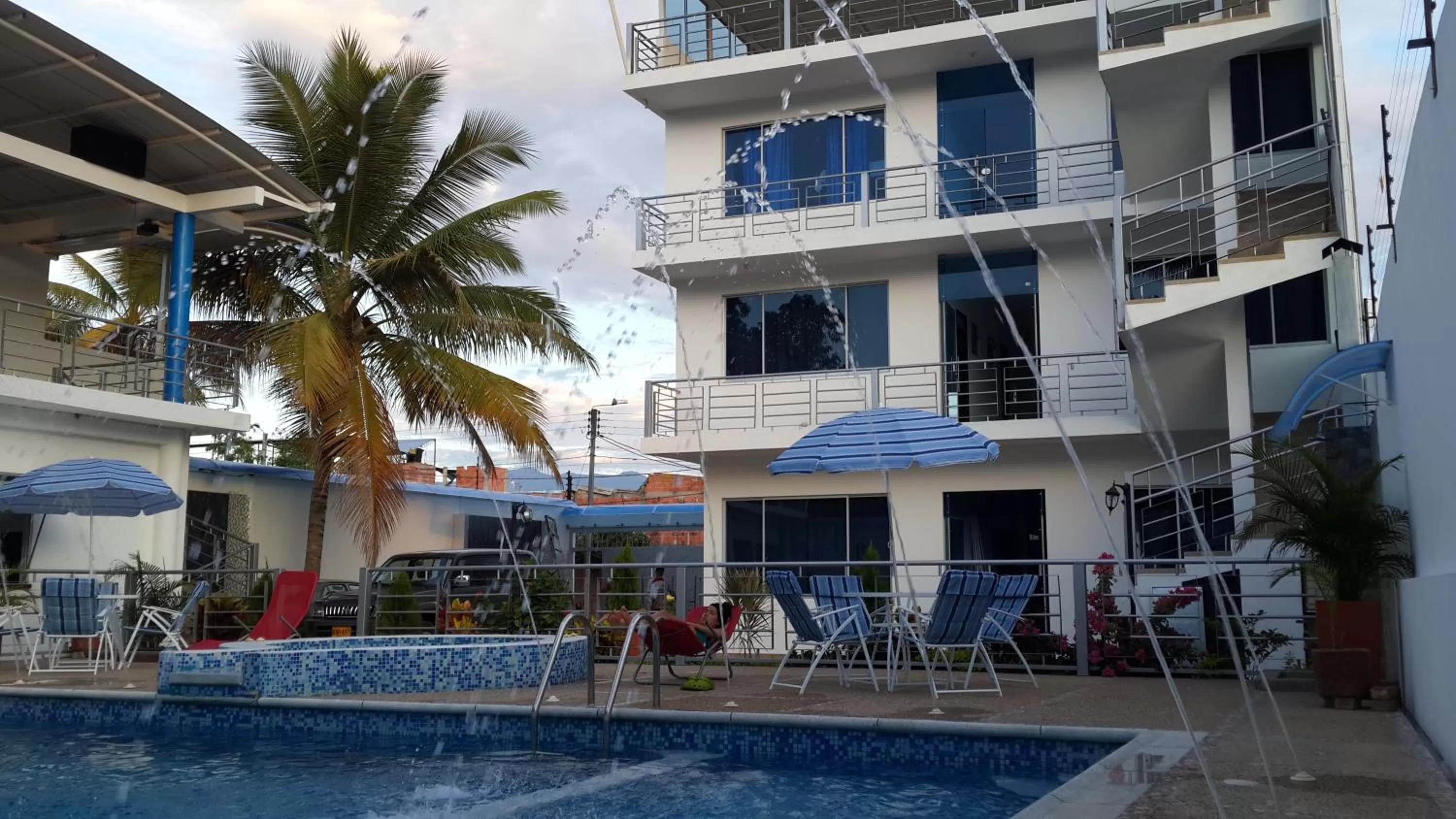 Swimming Pool in Tropical Resort Tocaima