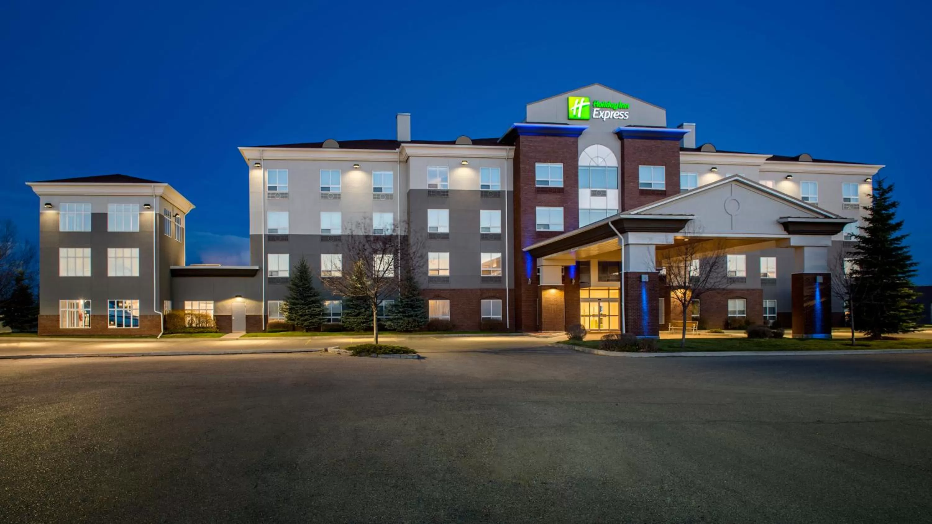 Property building in Holiday Inn Express Airdrie by IHG