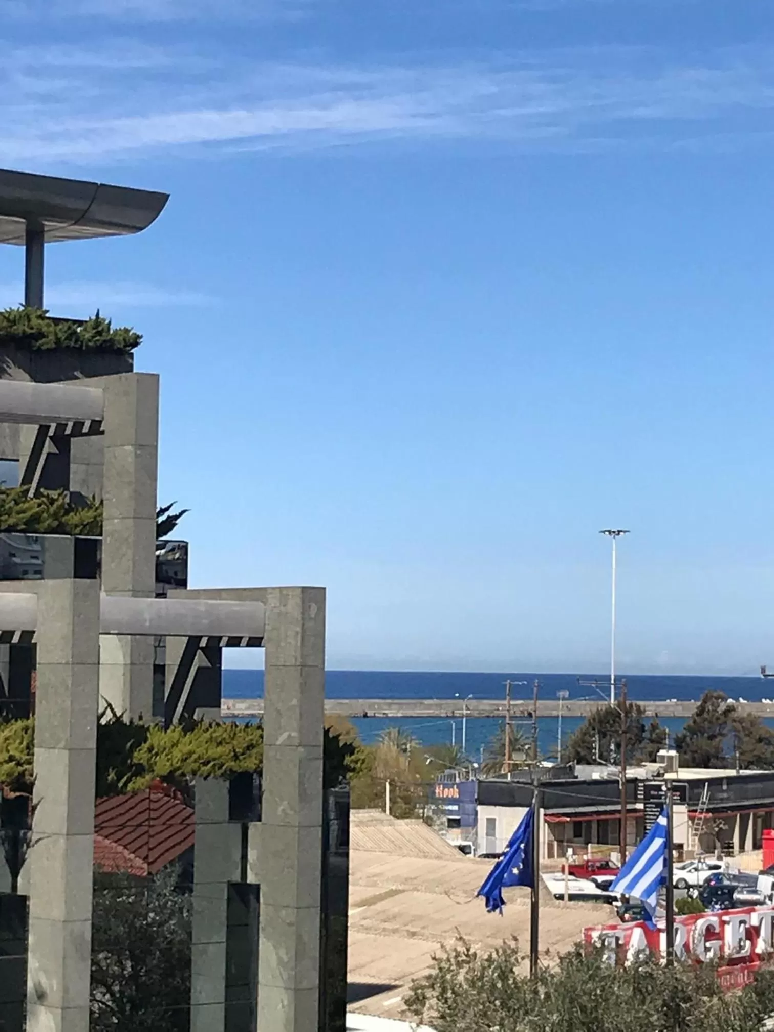 Sea view in Lavris City Suites