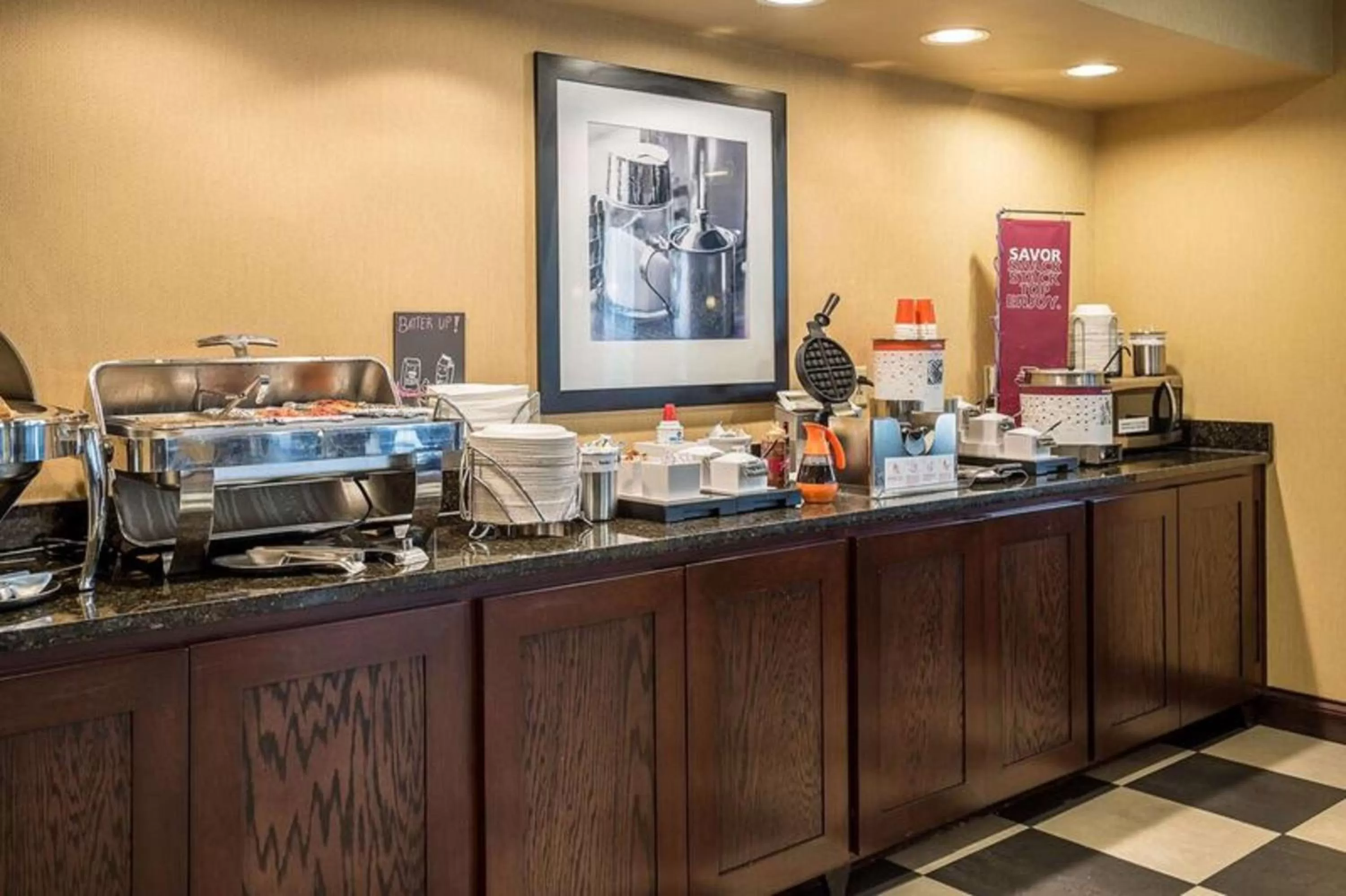 Breakfast in Hampton Inn Somerset