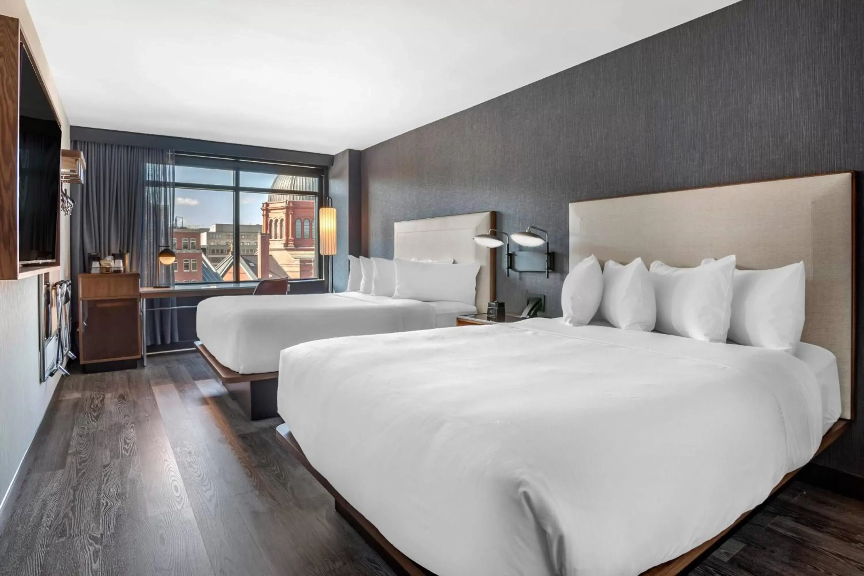 Queen Room with Two Queen Beds - High Floor in Courtyard by Marriott Washington, DC Dupont Circle Queen Room with Two Queen Beds - High Floor in Courtyard by Marriott Washington, DC Dupont Circle