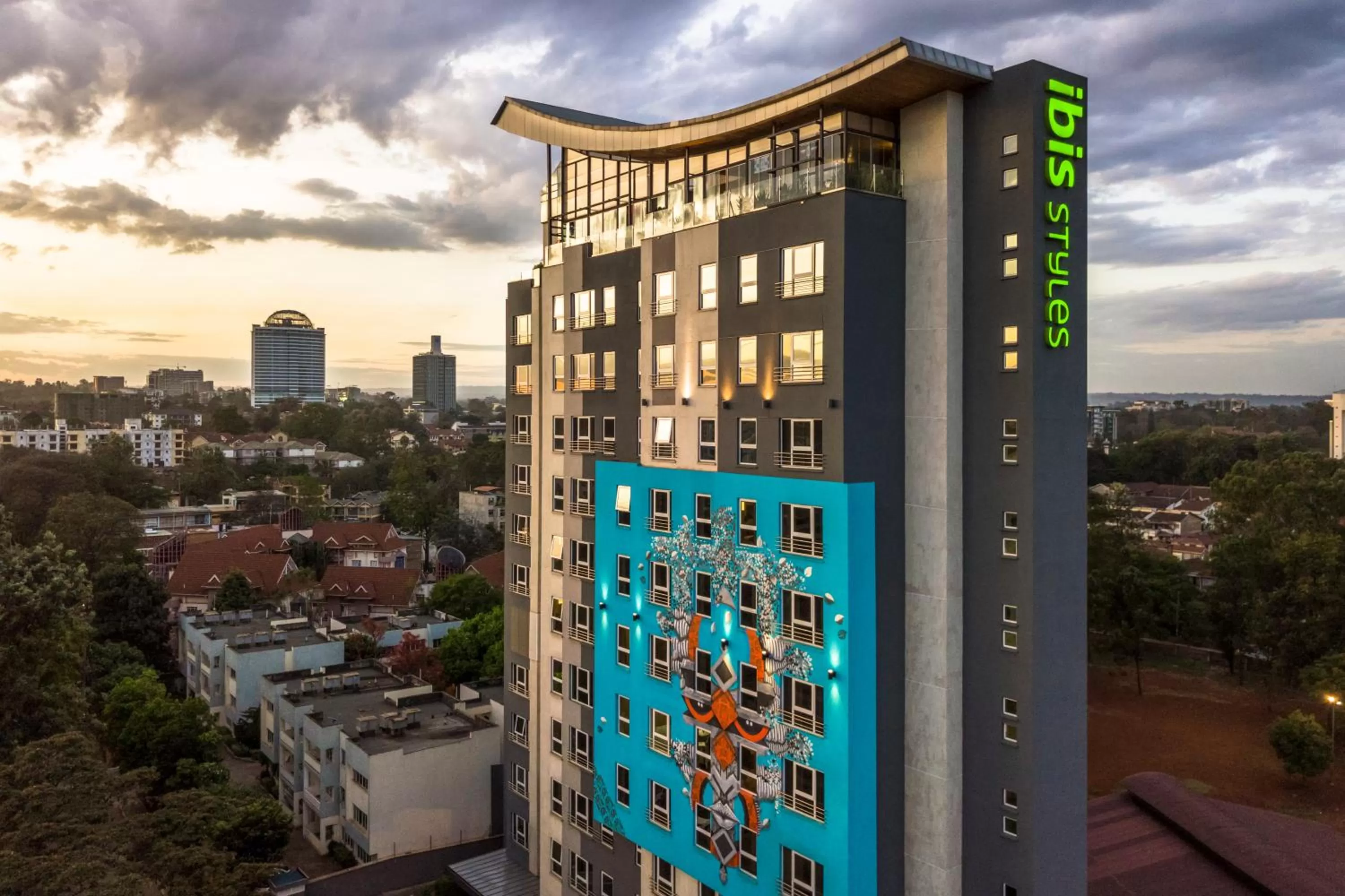 Bird's eye view in ibis Styles - Nairobi, Westlands