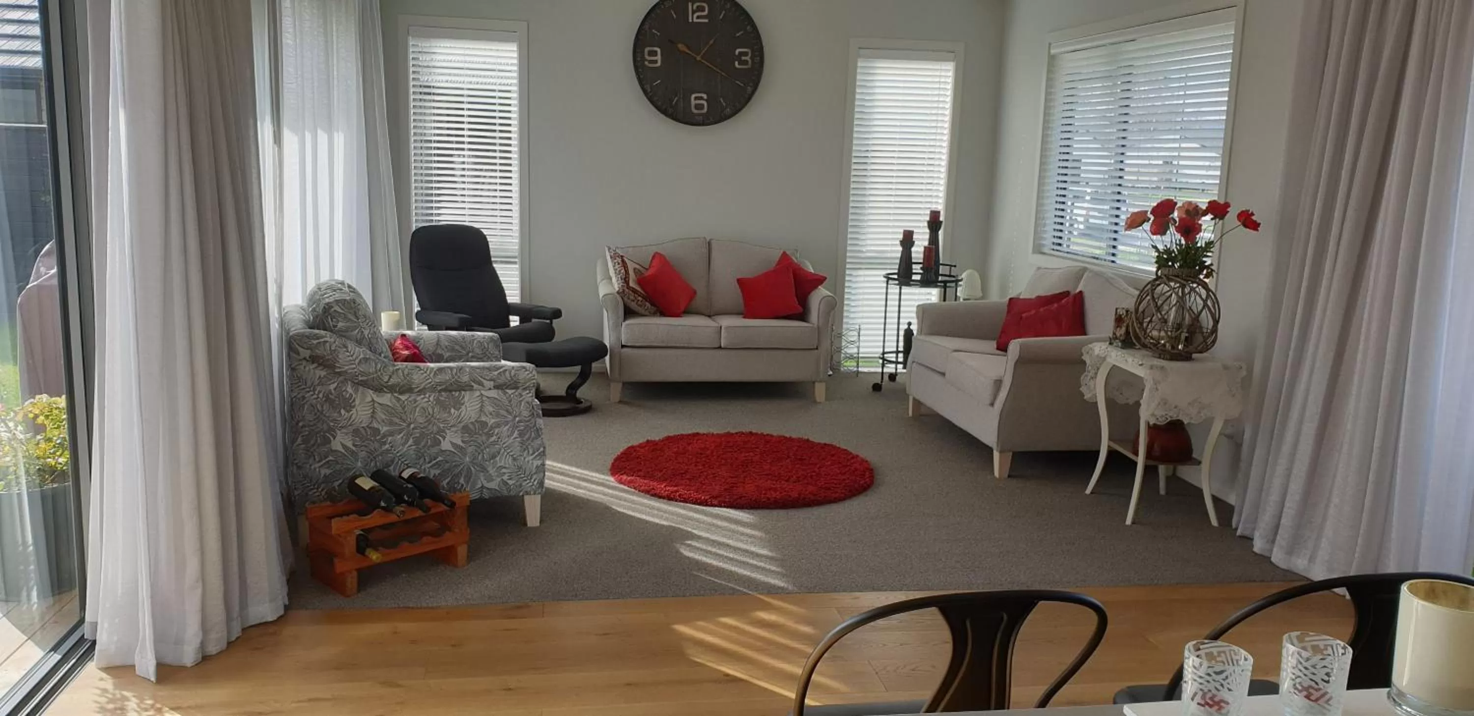 Seating Area in Cambridge Retreat