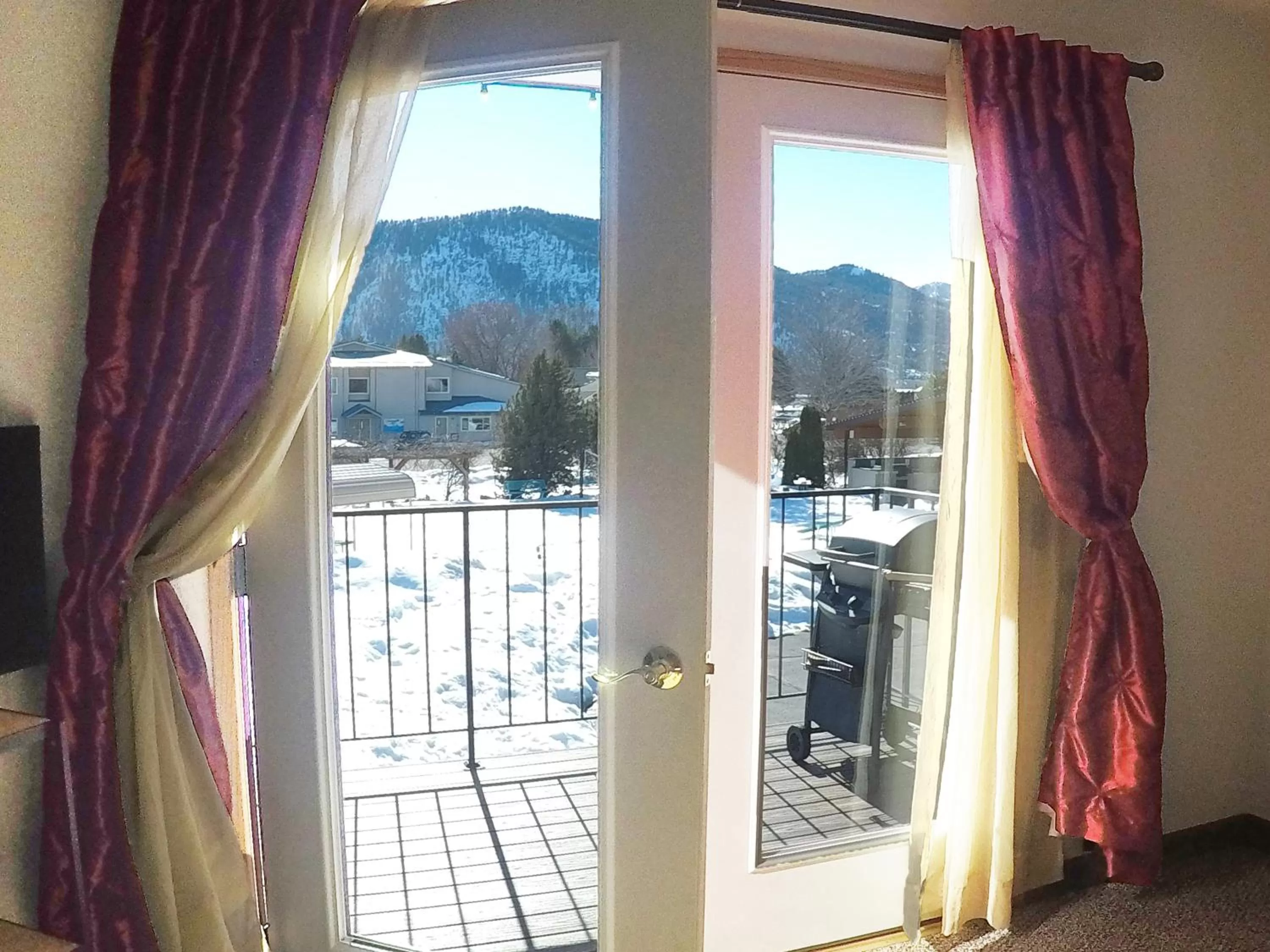 BBQ facilities in Mountain View Lodge