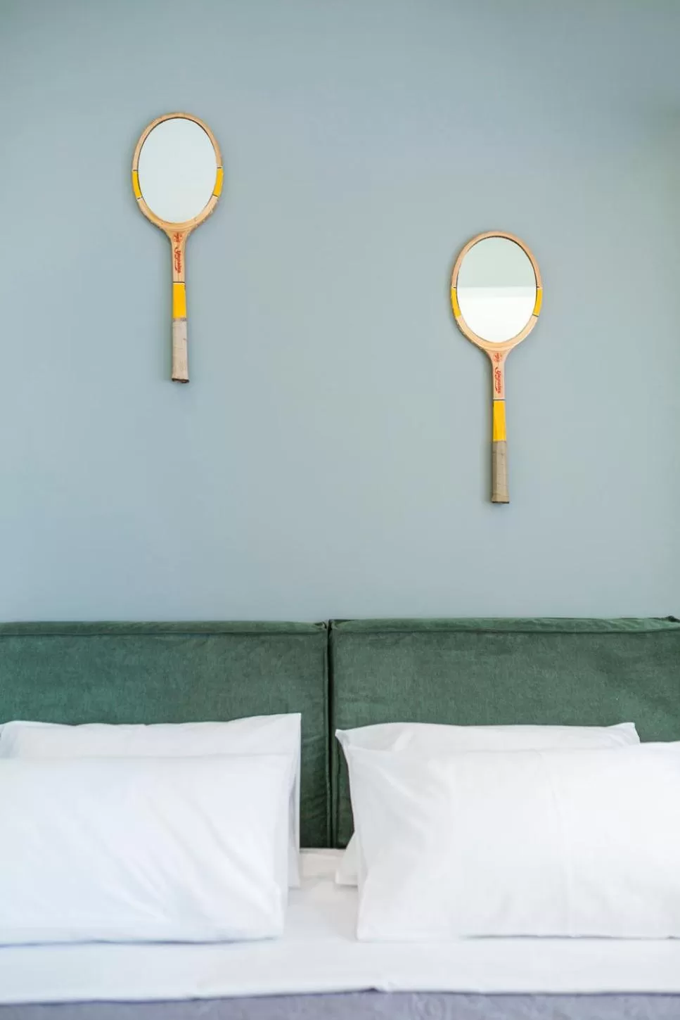 Decorative detail, Bed in The Athens Version Luxury Suites