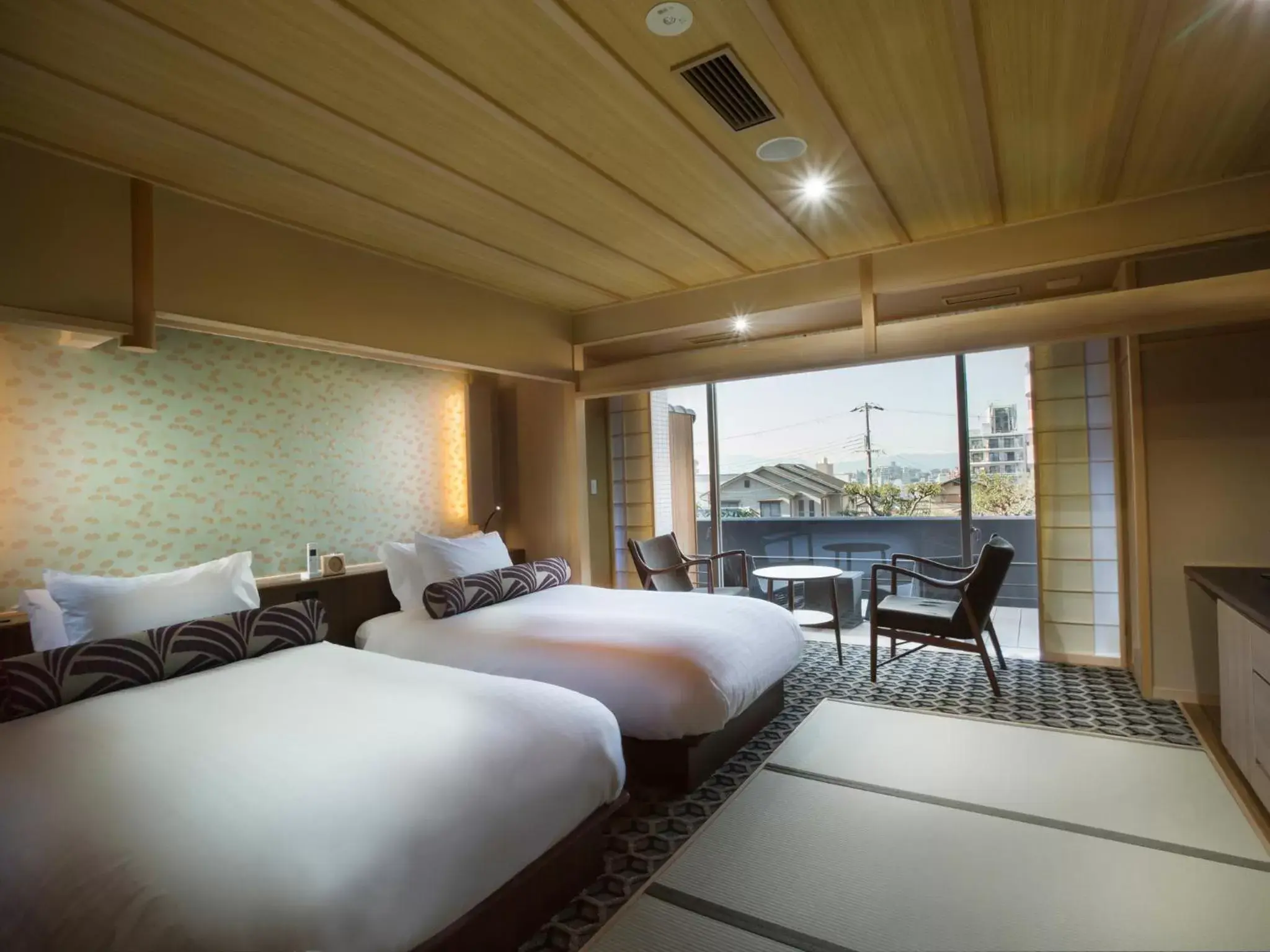 Deluxe Twin Room with Terrace - single occupancy - Non-Smoking (2nd-3rd Floor) in Saka Hotel Kyoto Deluxe Twin Room with Terrace - single occupancy - Non-Smoking (2nd-3rd Floor) in Saka Hotel Kyoto