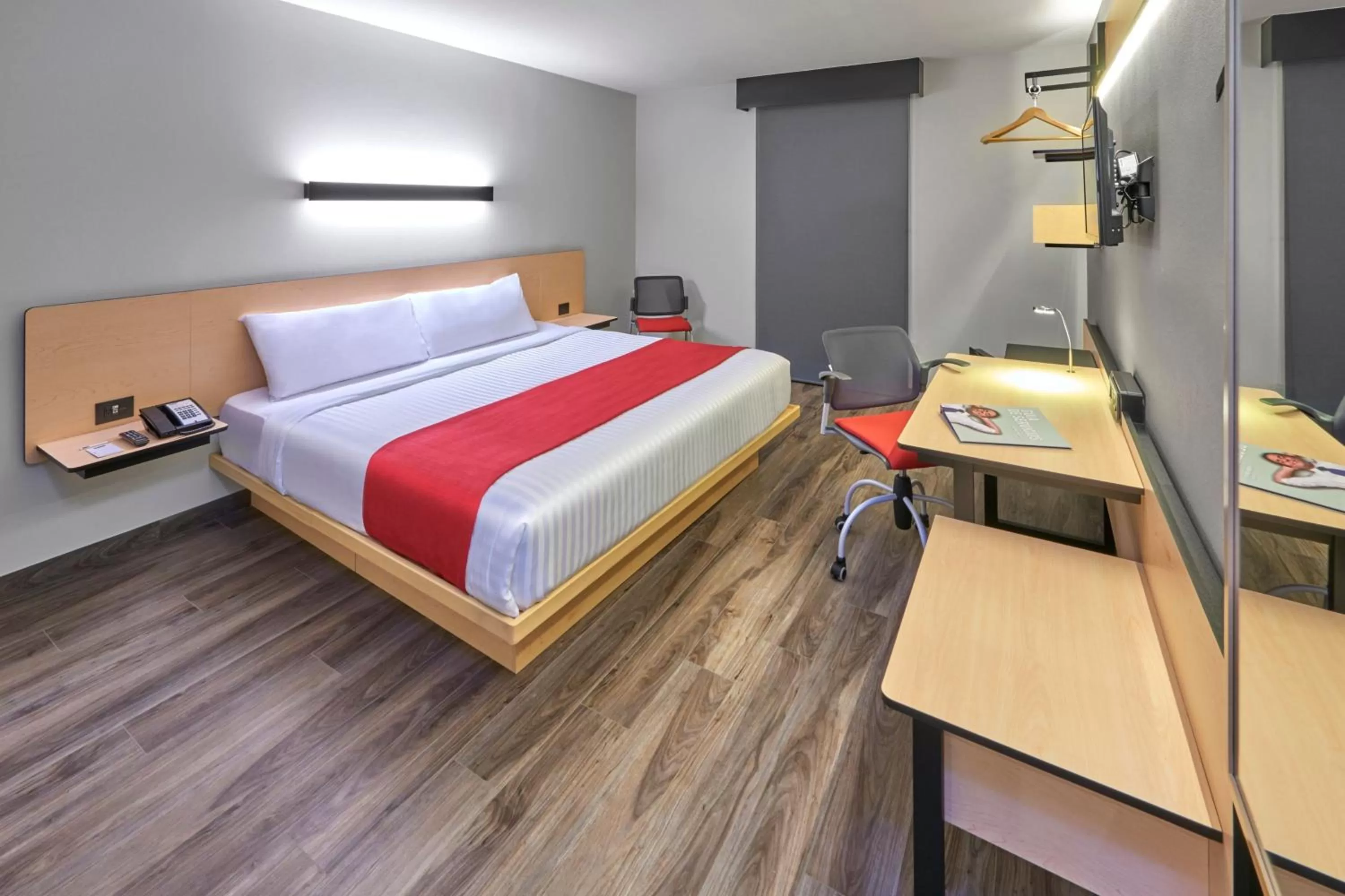 Bedroom, Bed in City Express Plus by Marriott Leon Centro de Convenciones