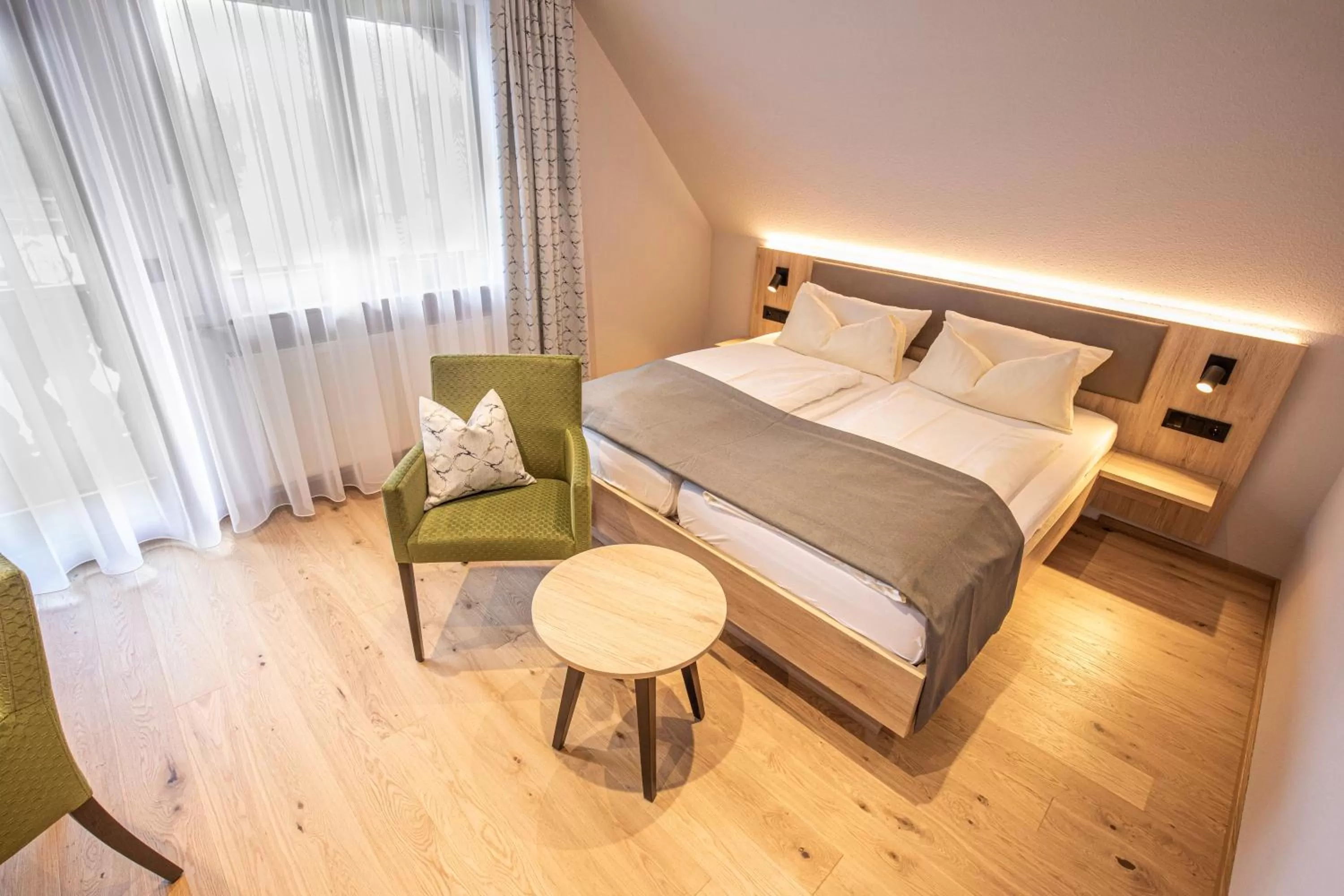 Bedroom, Bed in Landhaus Lauble