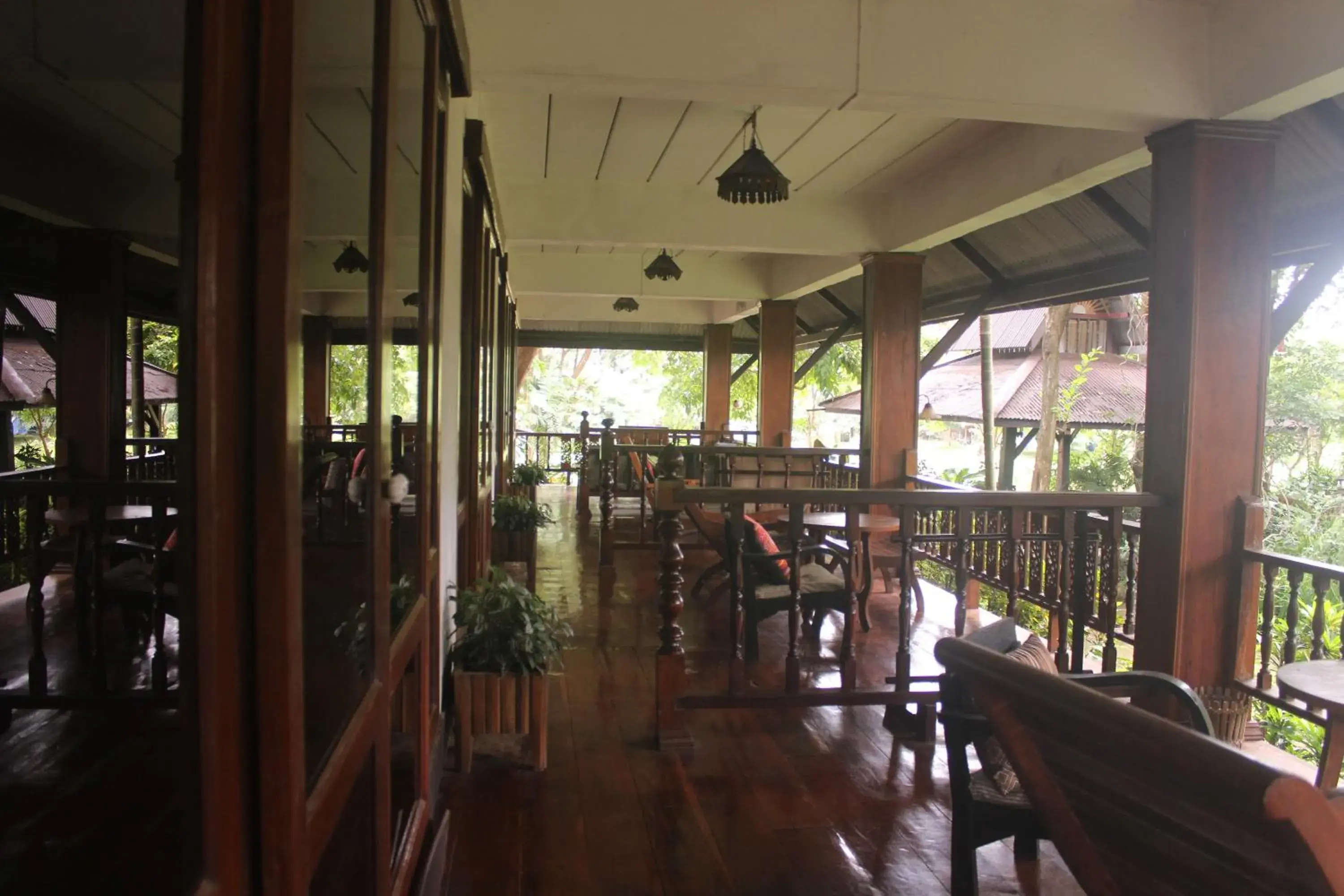 Balcony/Terrace, Restaurant/Places to Eat in Baantawan Guesthouse Pai Balcony/Terrace, Restaurant/Places to Eat in Baantawan Guesthouse Pai
