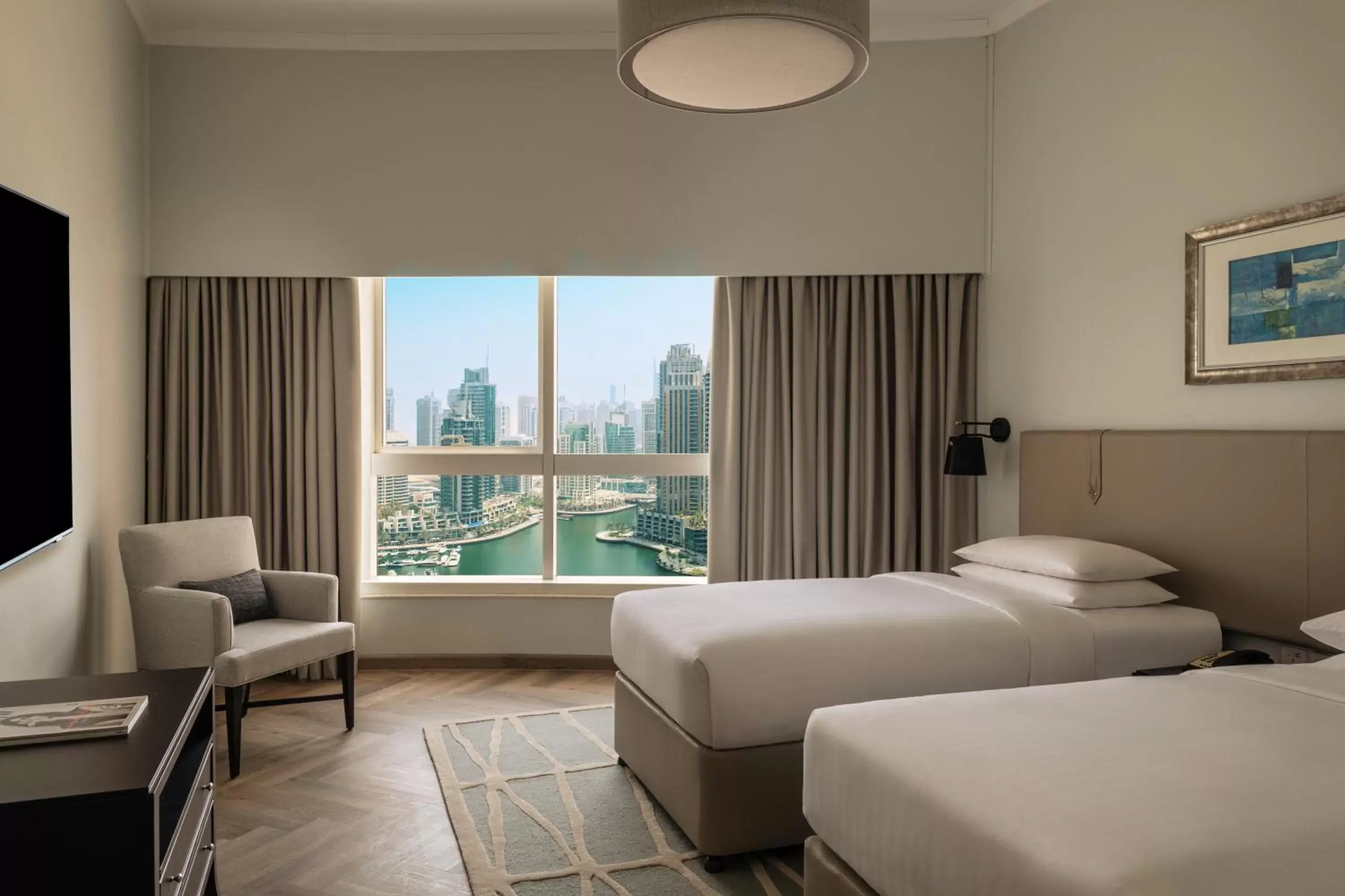Renovated, 2 Bedroom Marina View, 2 Bedroom Suite, Marina view in Dubai Marriott Harbour Hotel And Suites Renovated, 2 Bedroom Marina View, 2 Bedroom Suite, Marina view in Dubai Marriott Harbour Hotel And Suites