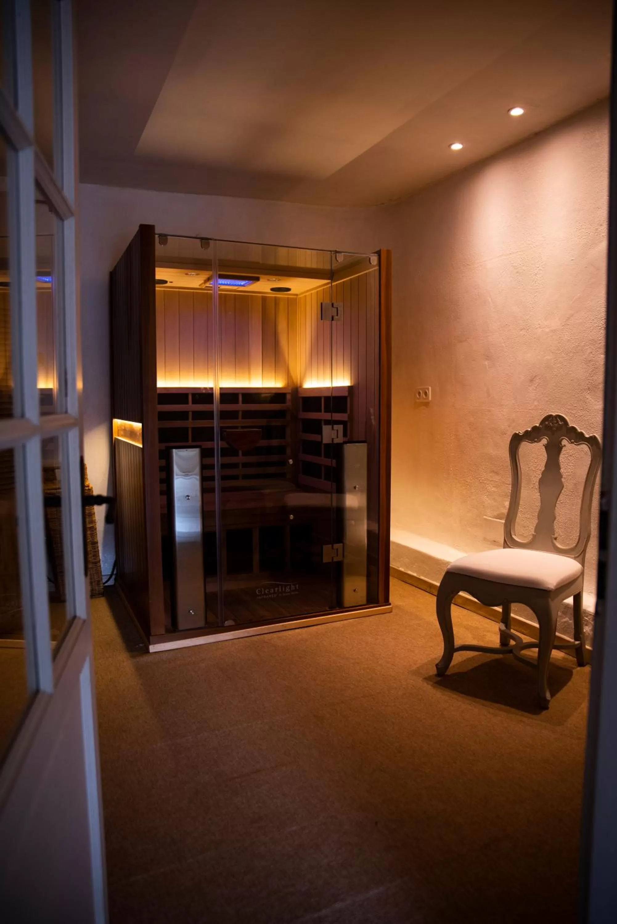 Sauna in Le Couvent d'Hérépian - Hôtel & Spa