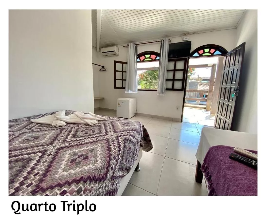 Bed in Pousada Porto Búzios