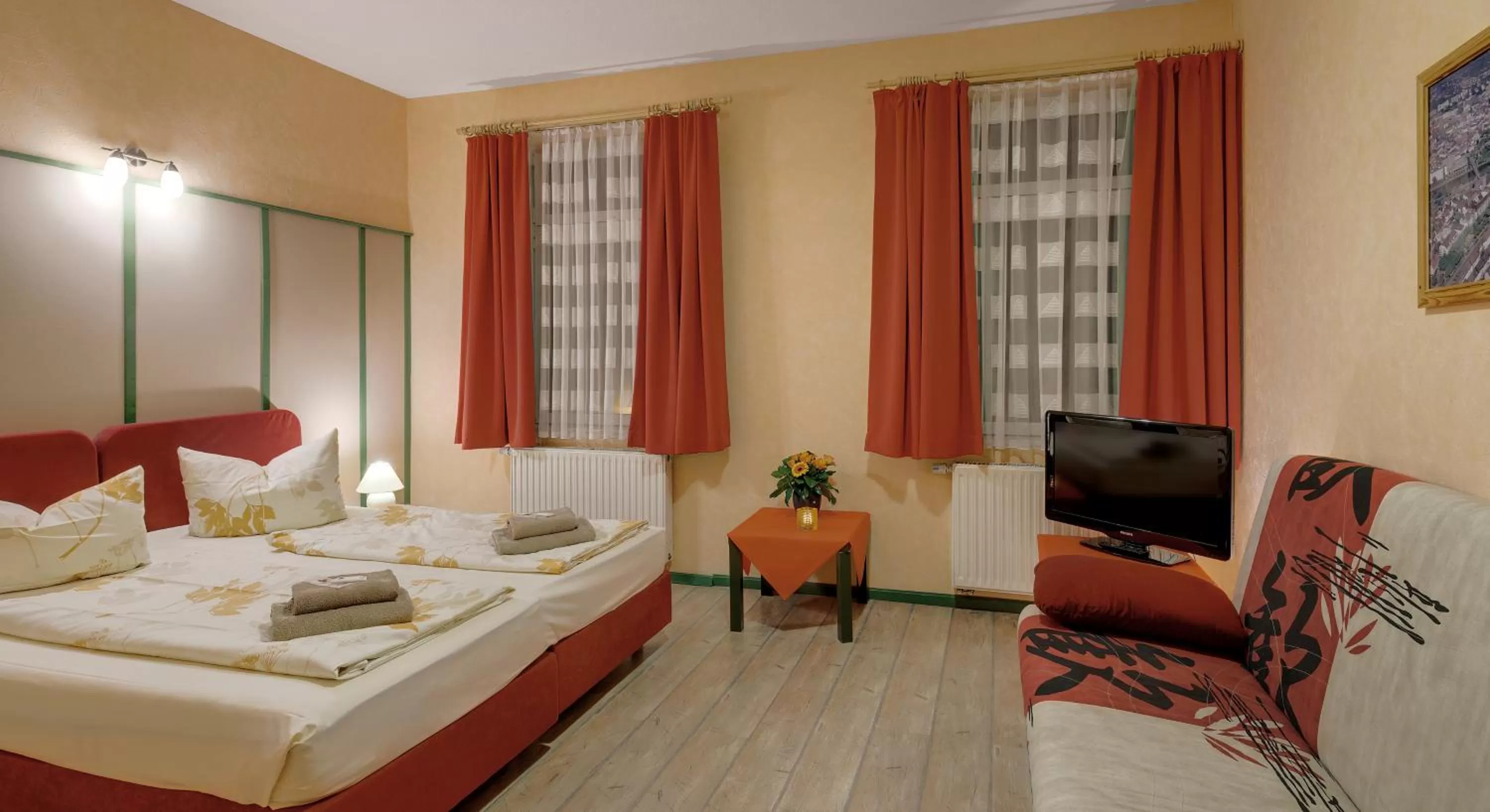 Bed in Pension Haus Saarland