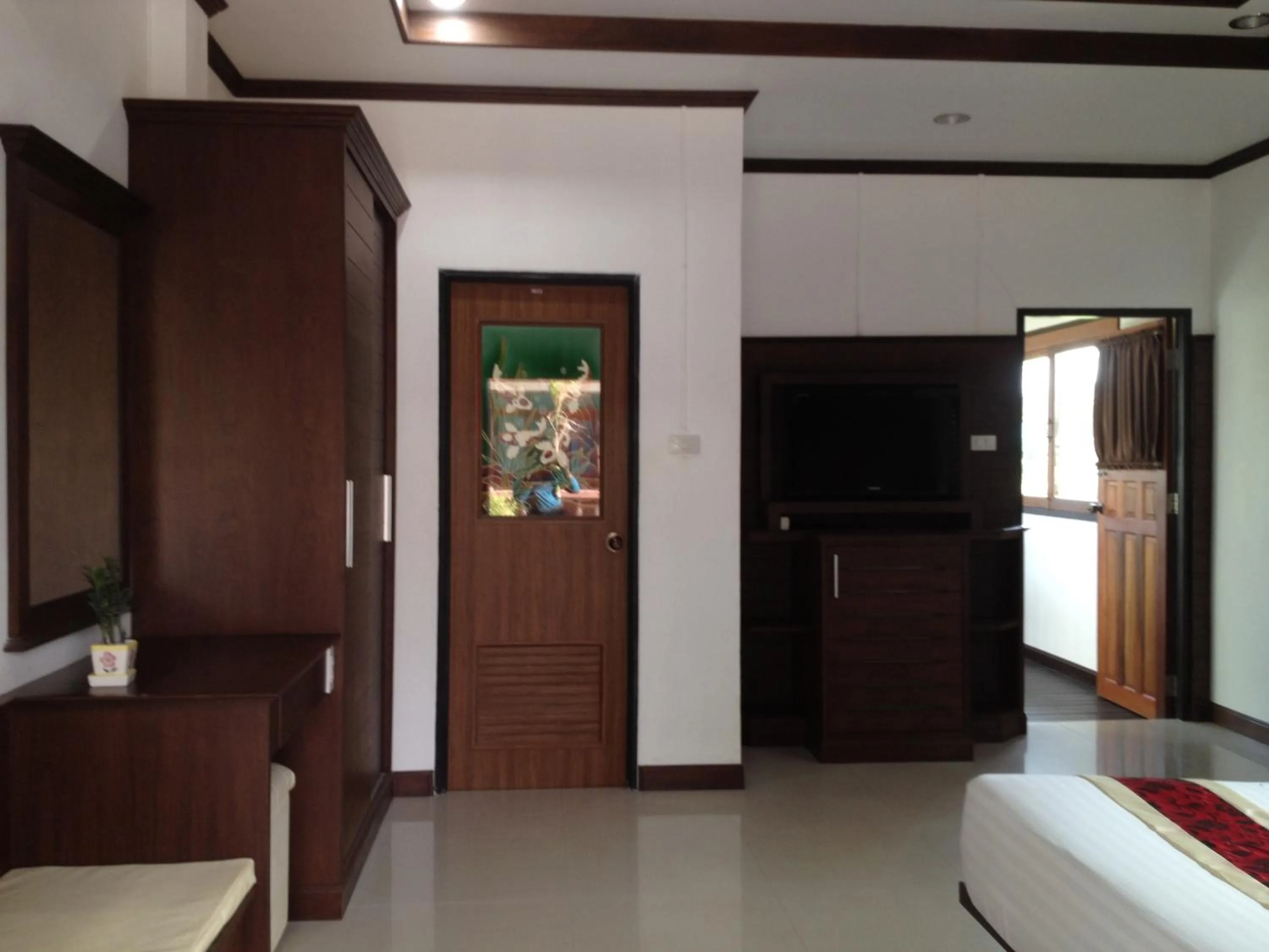 Decorative detail, Bed in Khum Laanta Resort - SHA Extra Plus