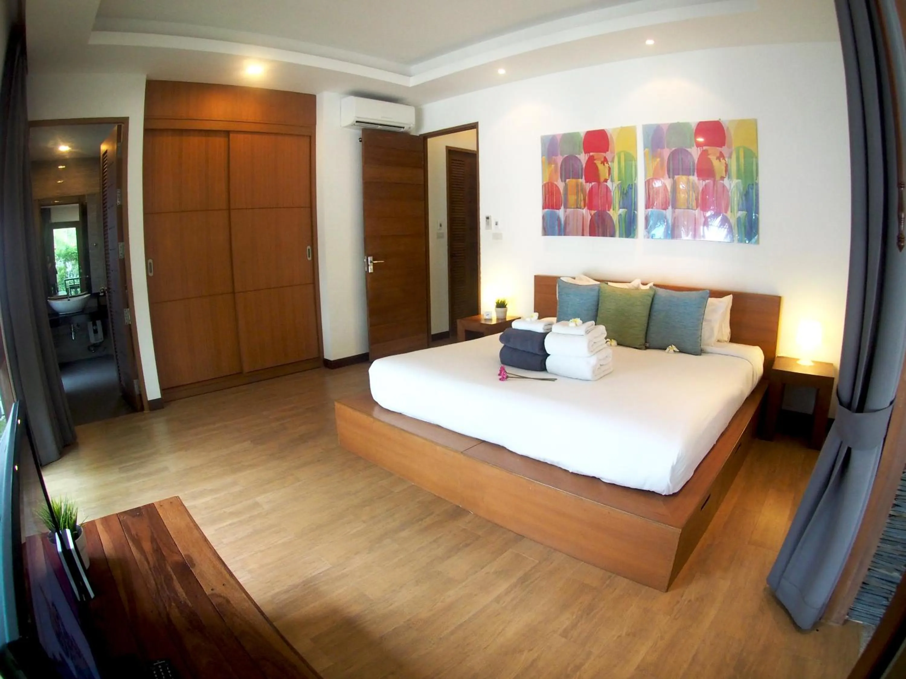 Decorative detail, Bed in Samui Garden Home