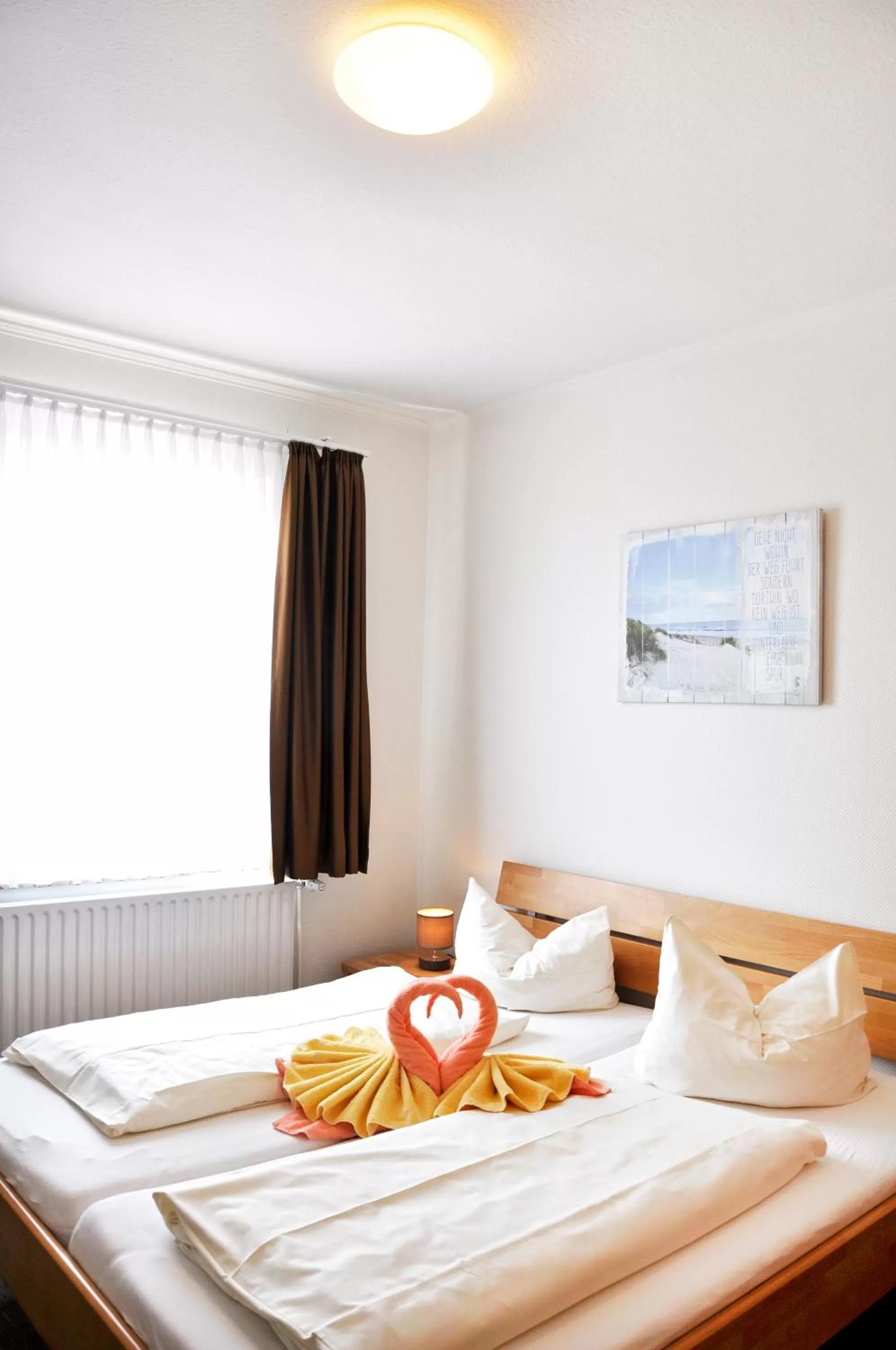 Bed in Hotel Atlantik