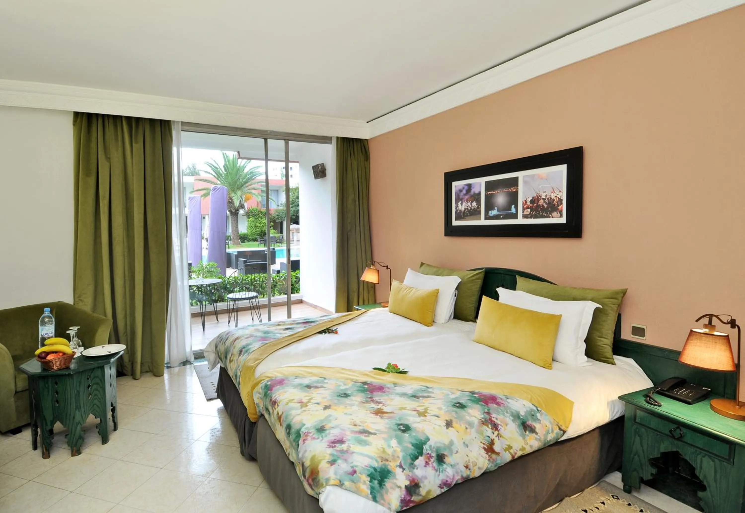 Bed in Hôtel Volubilis