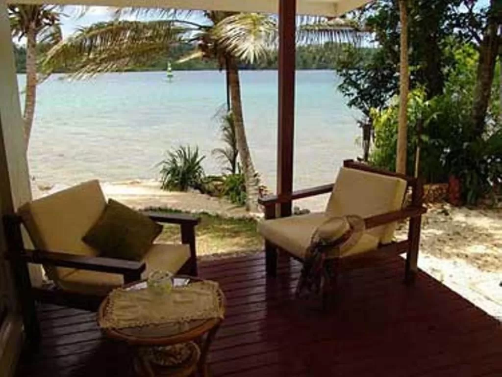Patio in Seachange Lodge
