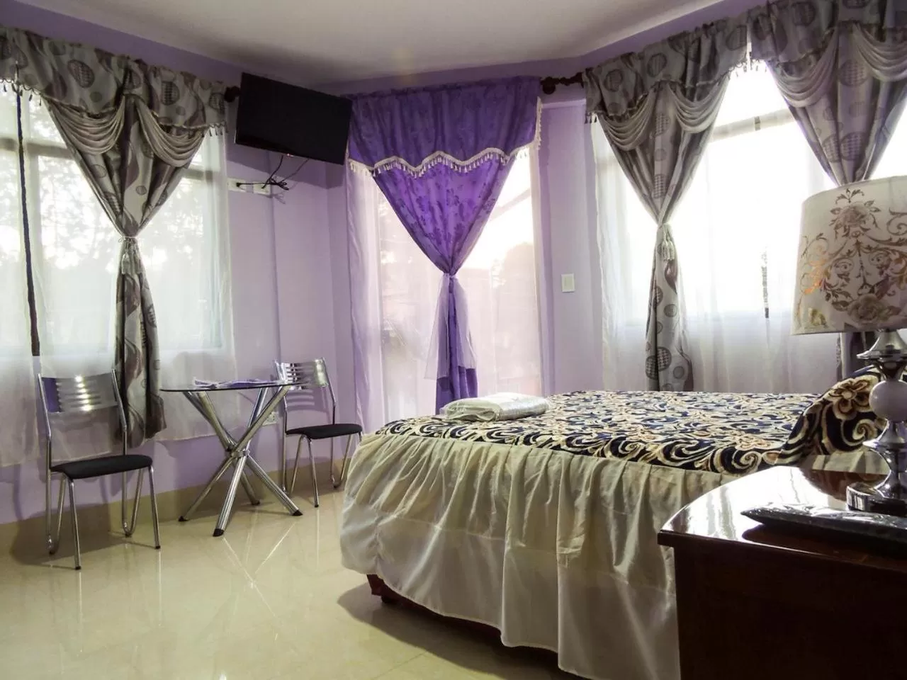 Bed in El Grano De Oro Hotel