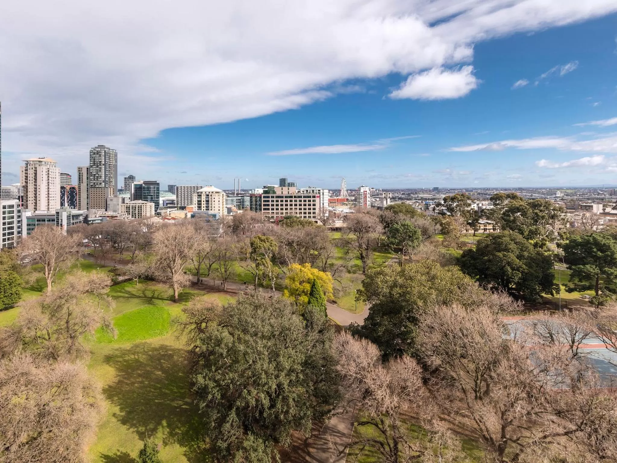 City view in Radisson On Flagstaff Gardens Melbourne