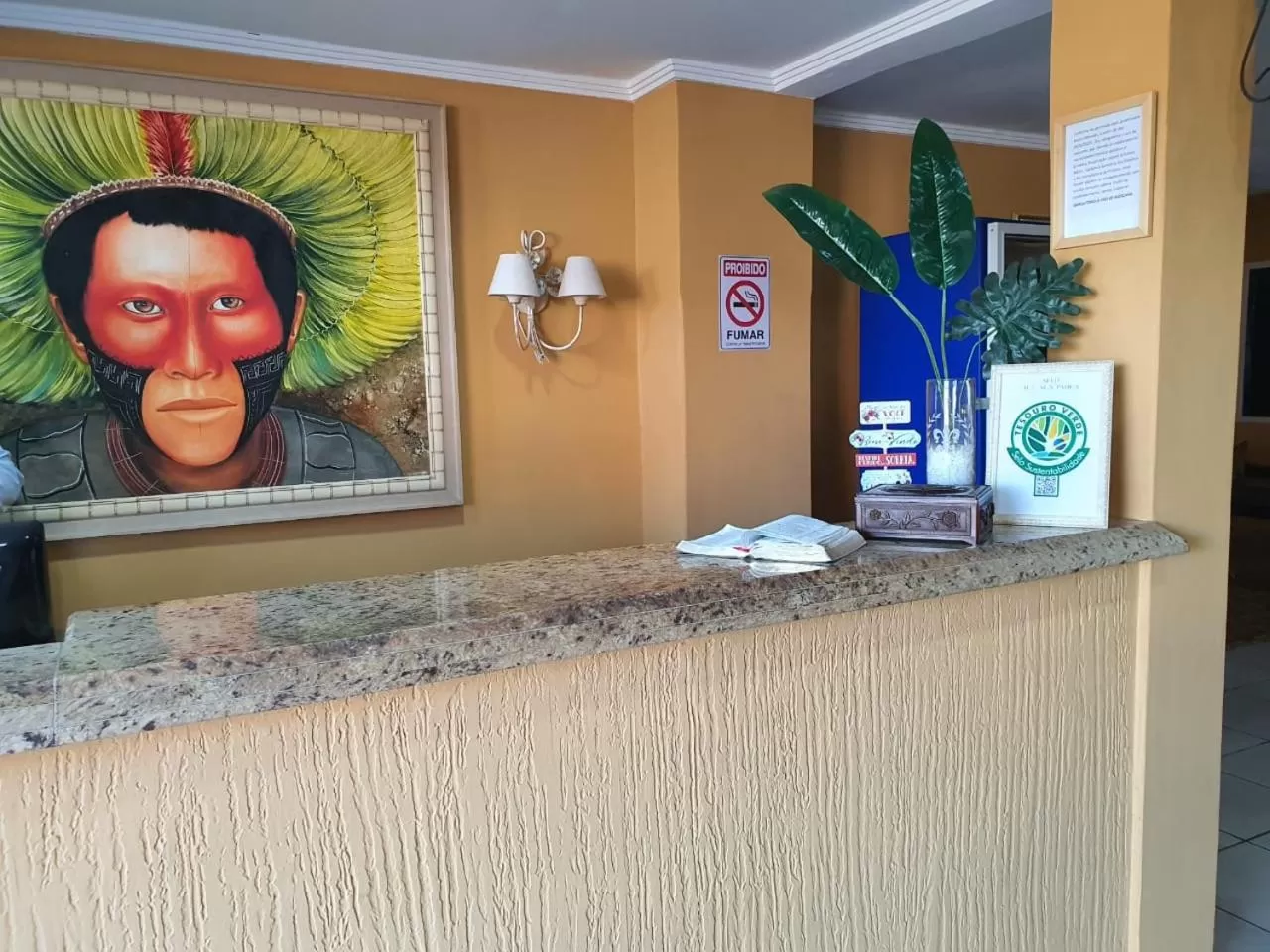 Lobby/Reception in Pousada Dois Rios