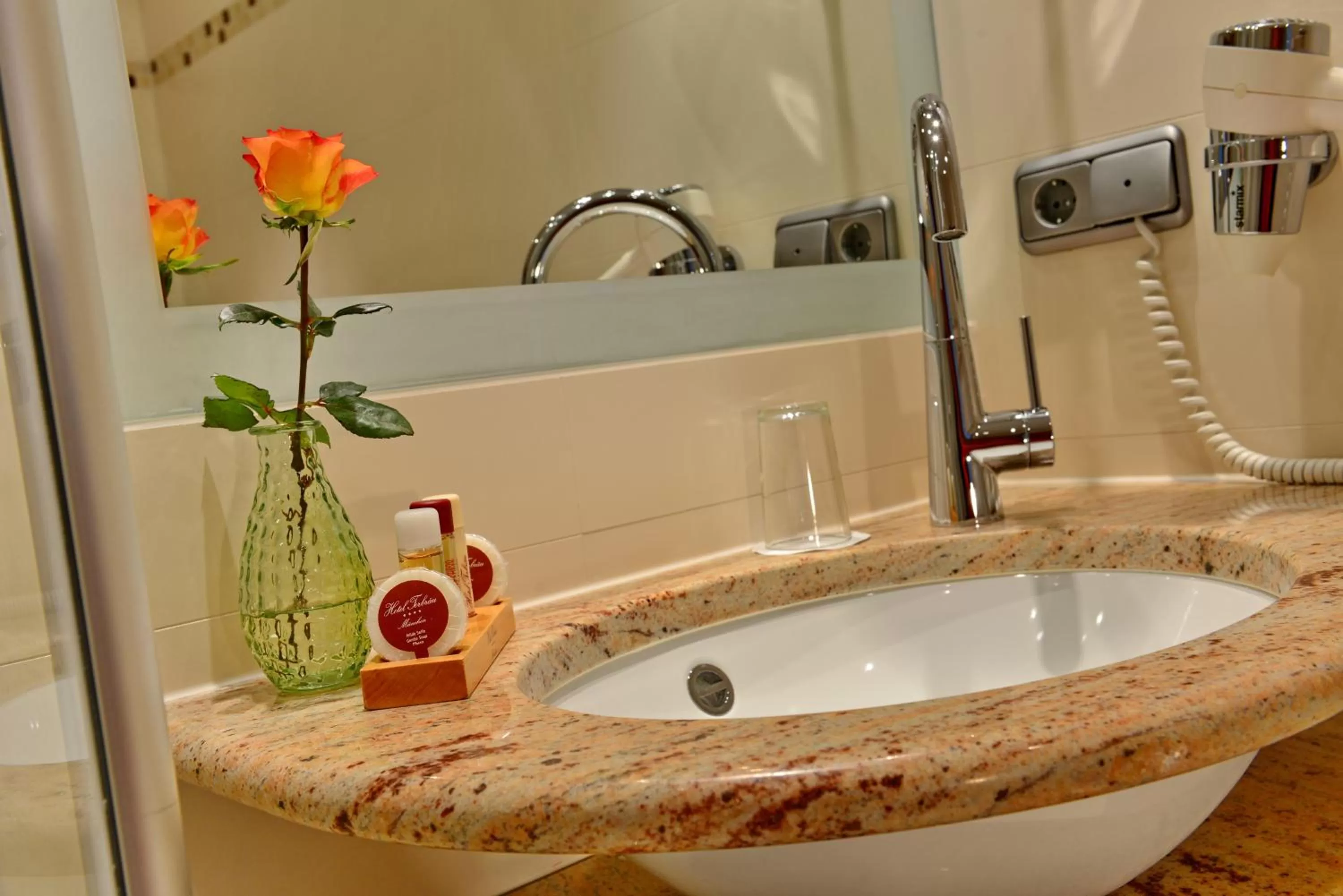 Bathroom in Hotel Torbräu