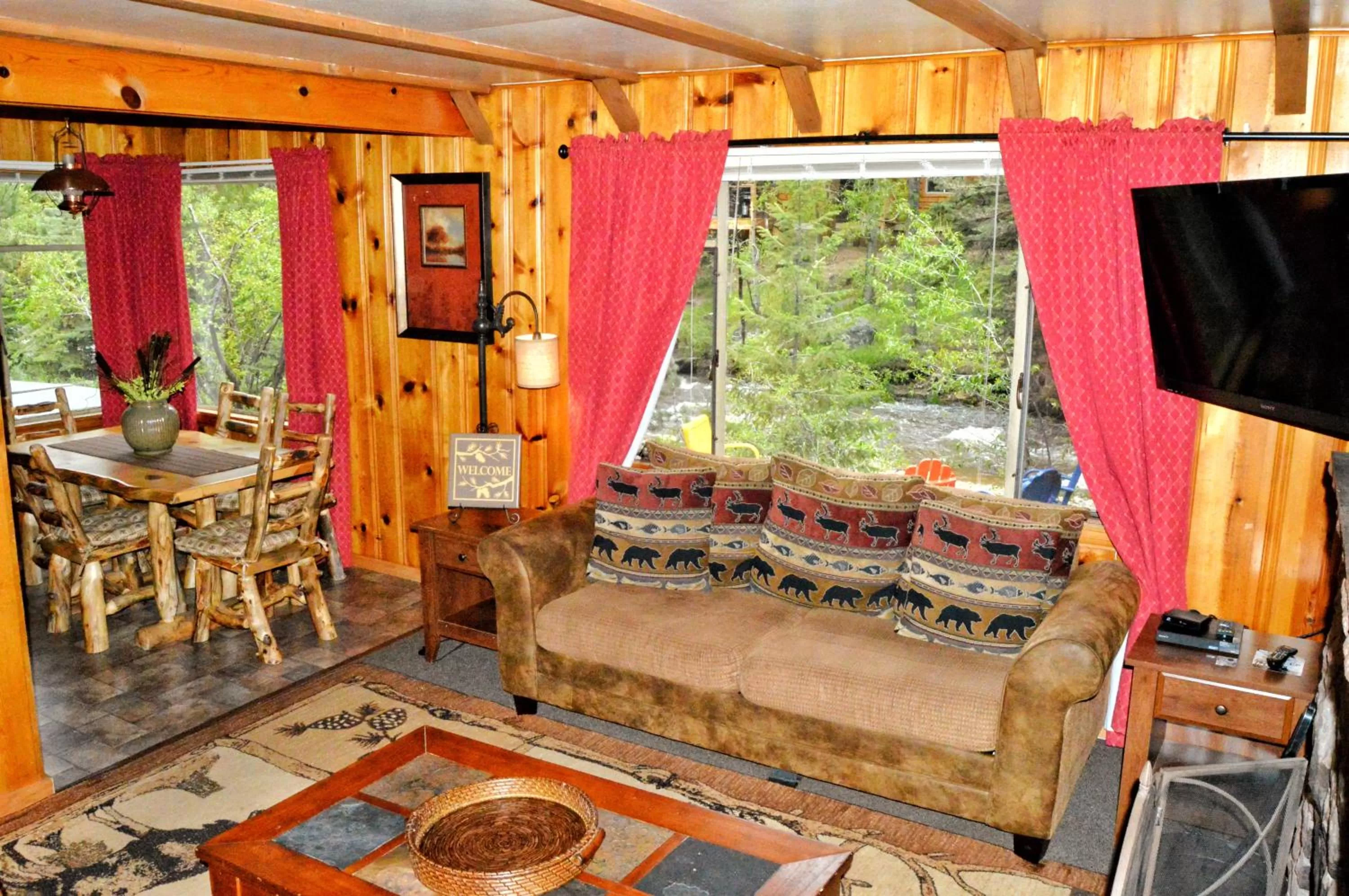 Family Cabin with River View in The Inn on Fall River & Fall River Cabins