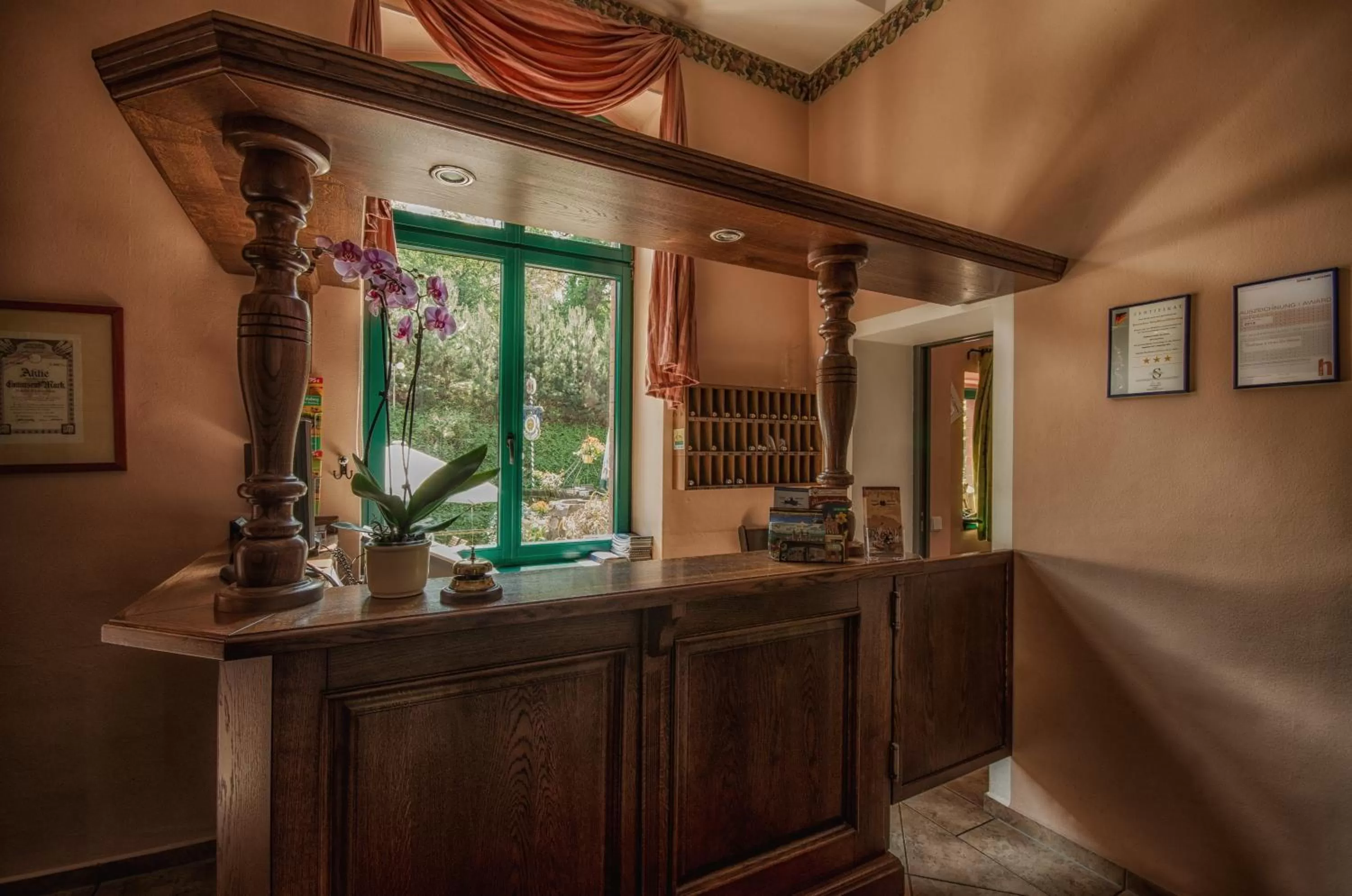 Lobby or reception in Hotel zur Henne