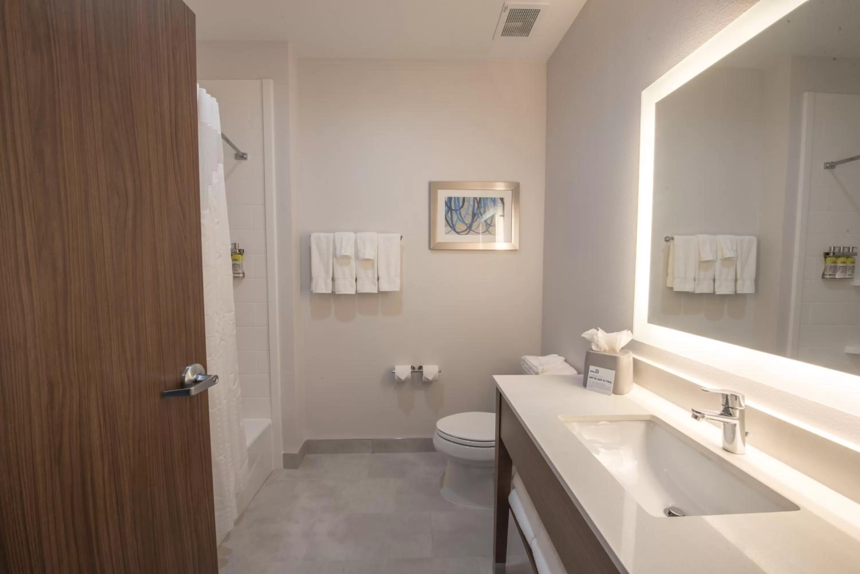 King Room - Mobility Access Roll in Shower/Non-Smoking in Holiday Inn Express & Suites - Houston Westchase - Westheimer, an IHG Hotel
