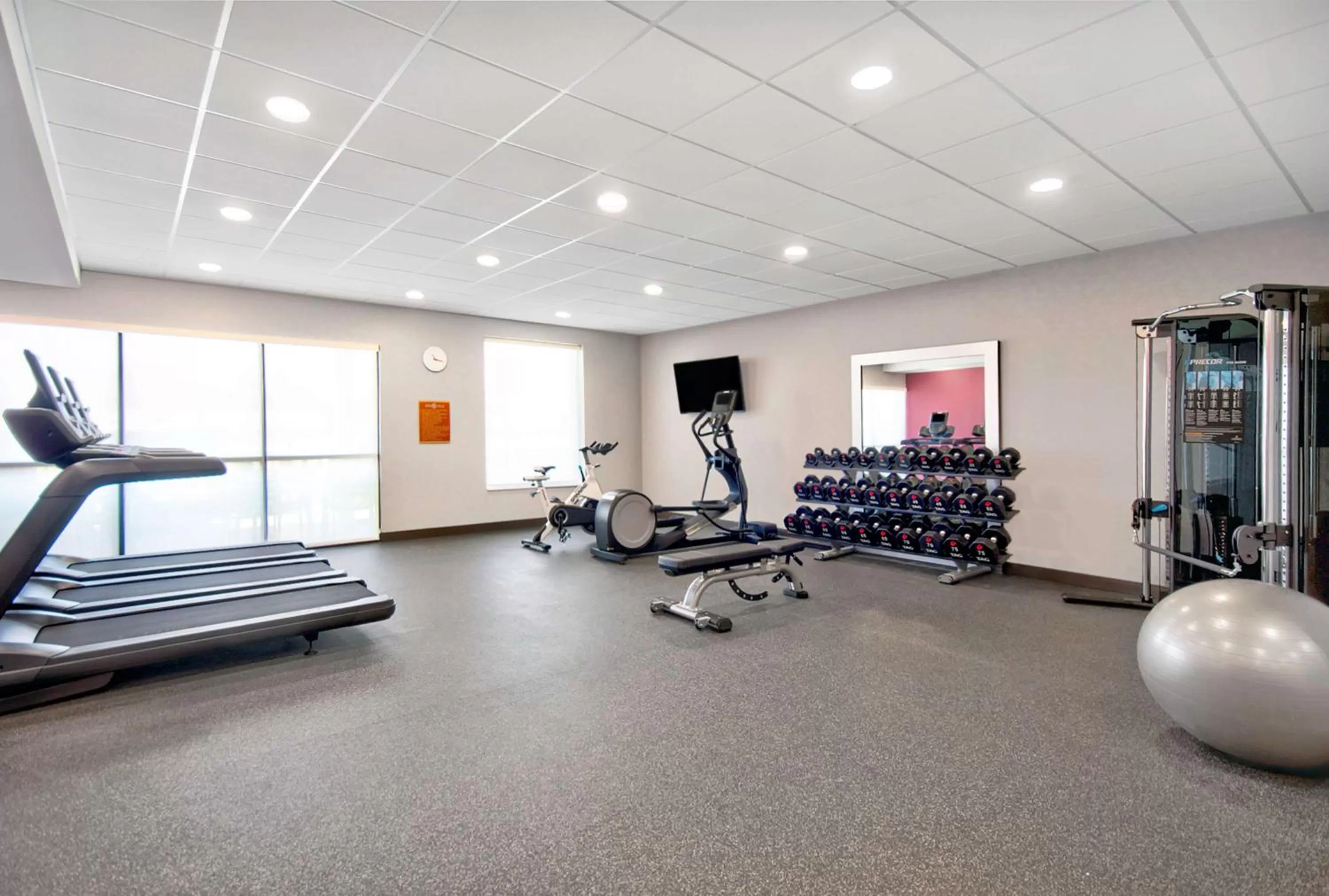 Fitness centre/facilities in Home2 Suites By Hilton Whitestown - Indianapolis Northwest