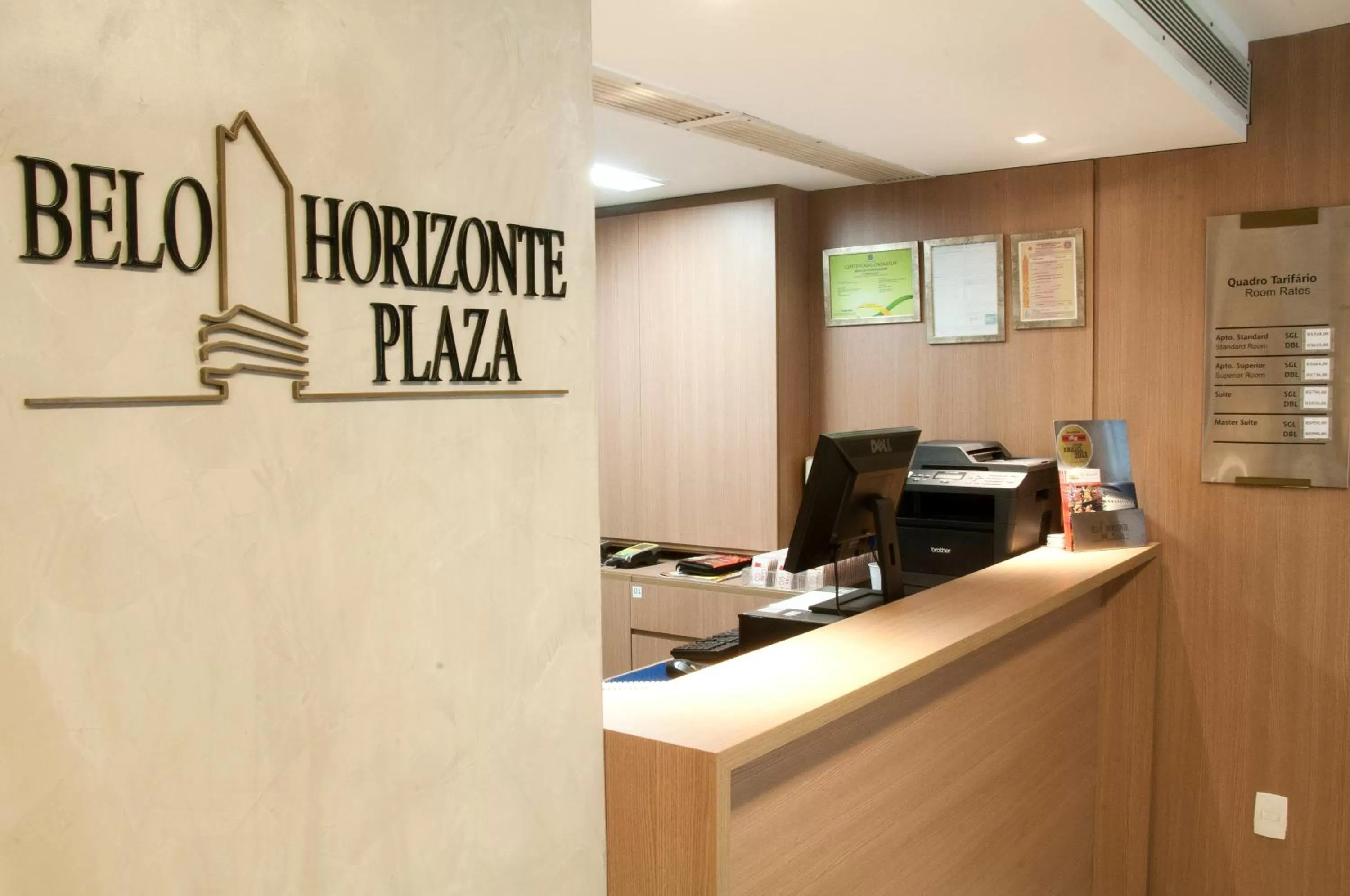 Lobby or reception in Belo Horizonte Plaza