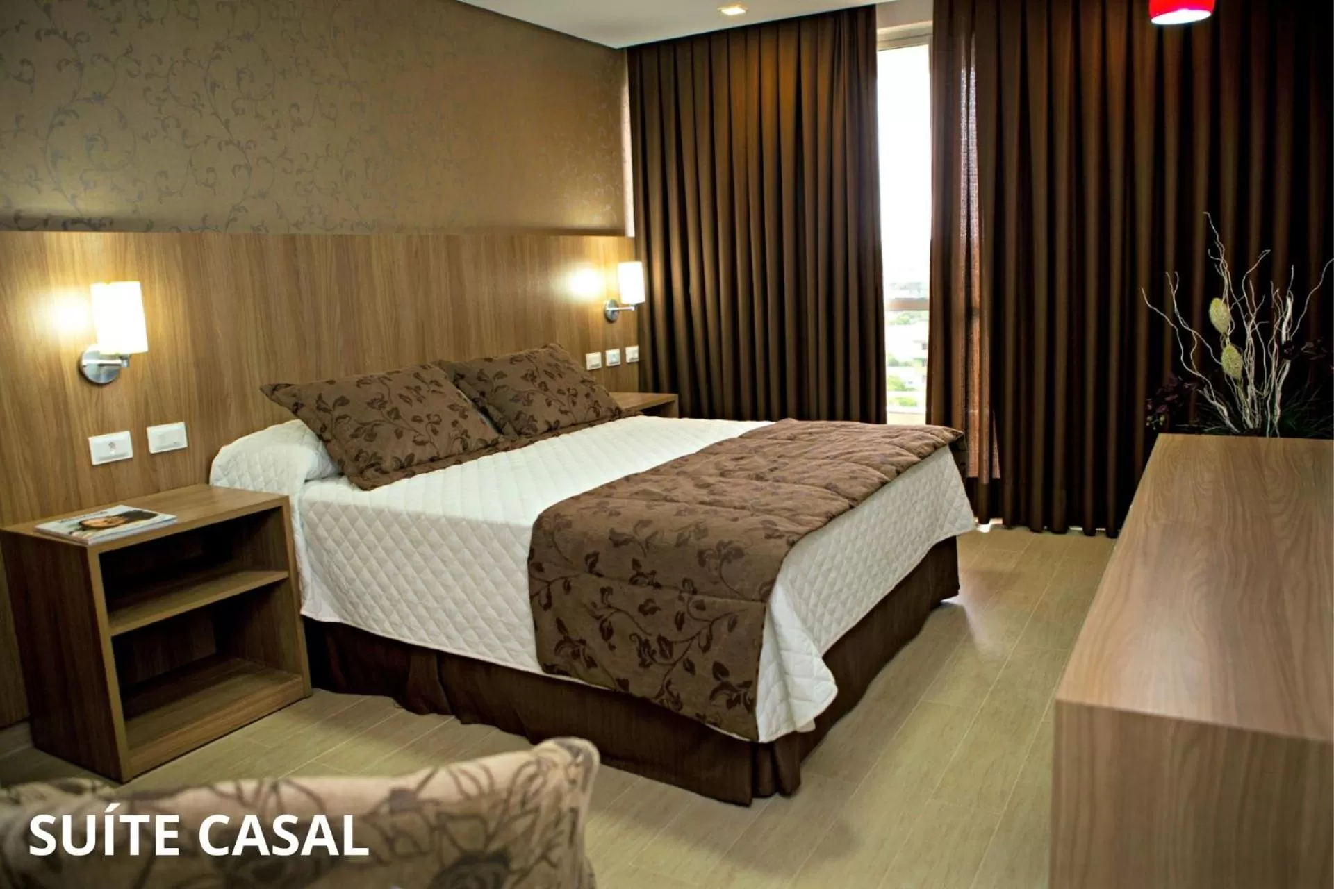 Photo of the whole room, Bed in Foz Presidente Comfort Hotel