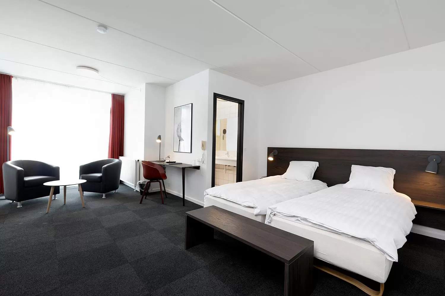 Photo of the whole room, Bed in Skaga Hotel