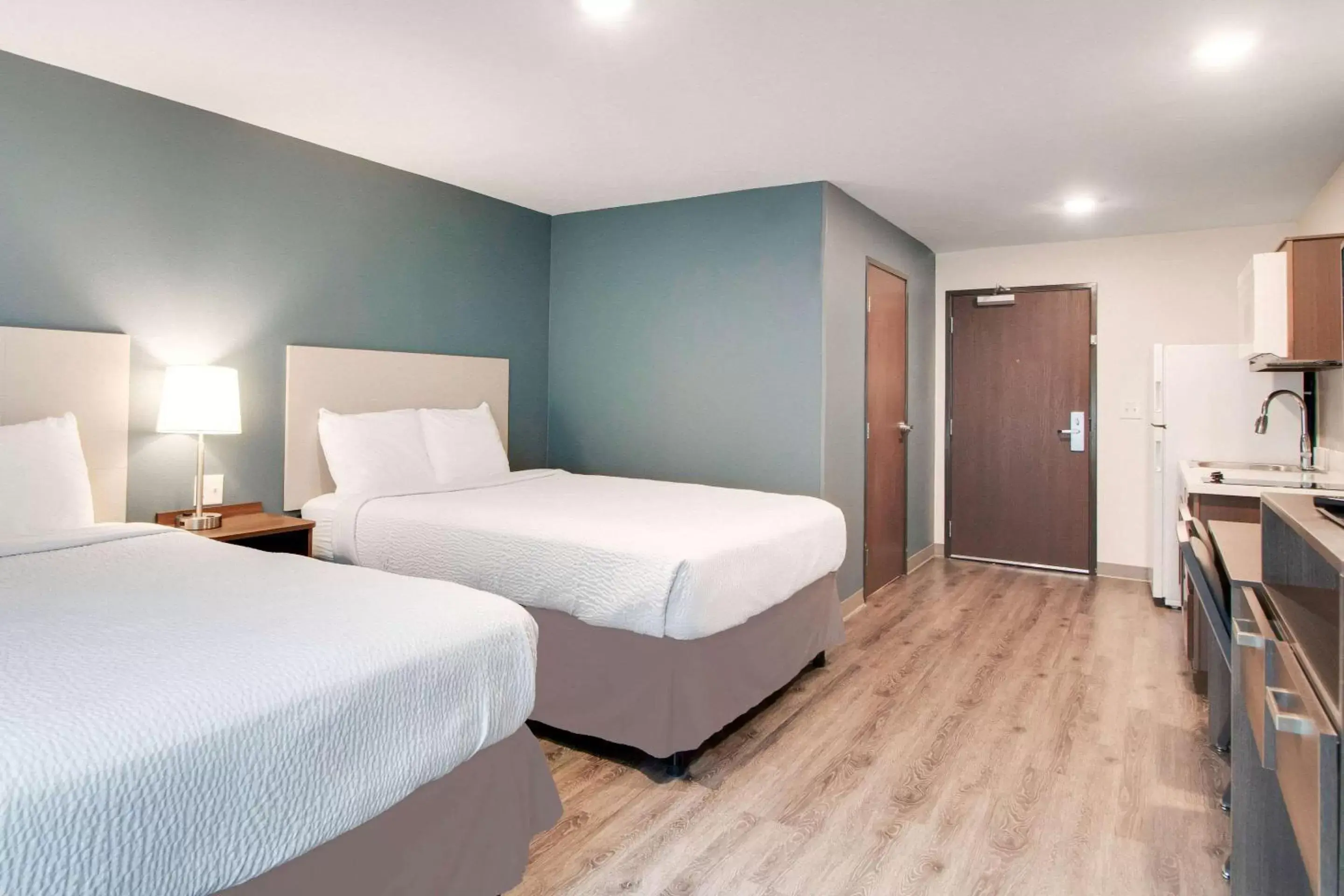Queen Room with Two Queen Beds - Accessible/Non-Smoking in WoodSpring Suites Lake Jackson Queen Room with Two Queen Beds - Accessible/Non-Smoking in WoodSpring Suites Lake Jackson