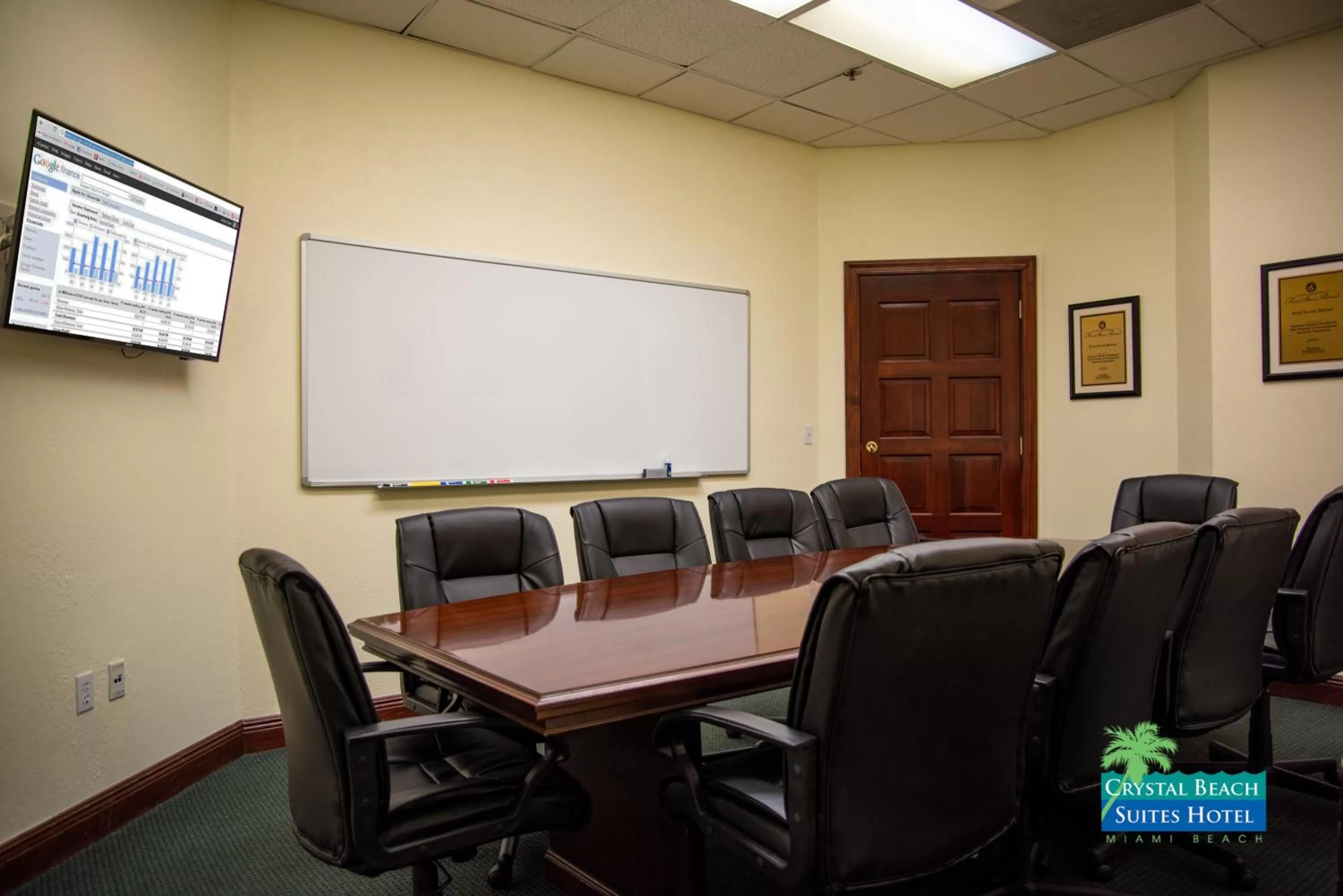 Meeting/conference room in Crystal Beach Suites Miami Oceanfront Hotel