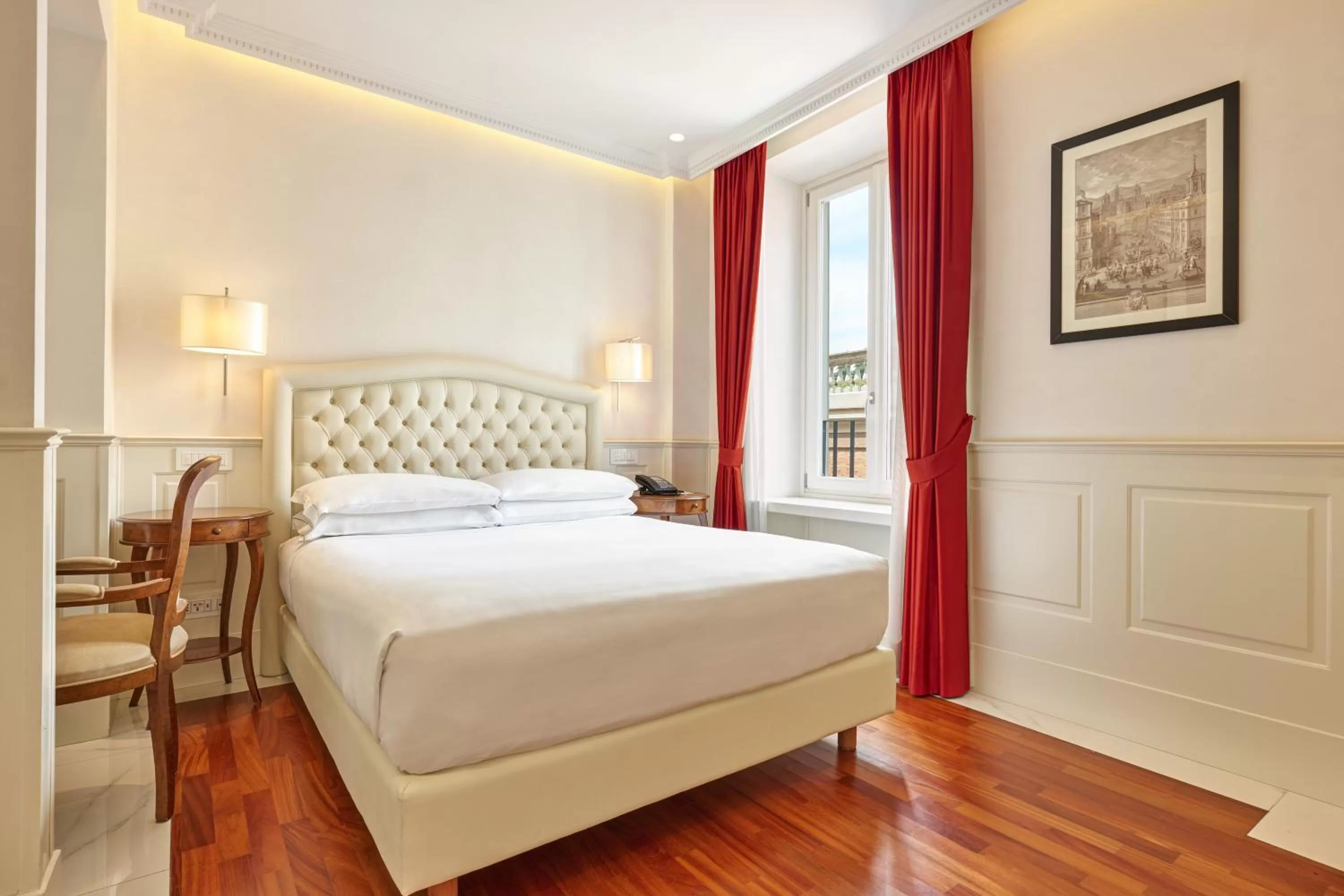 Bed in Hotel Degli Artisti